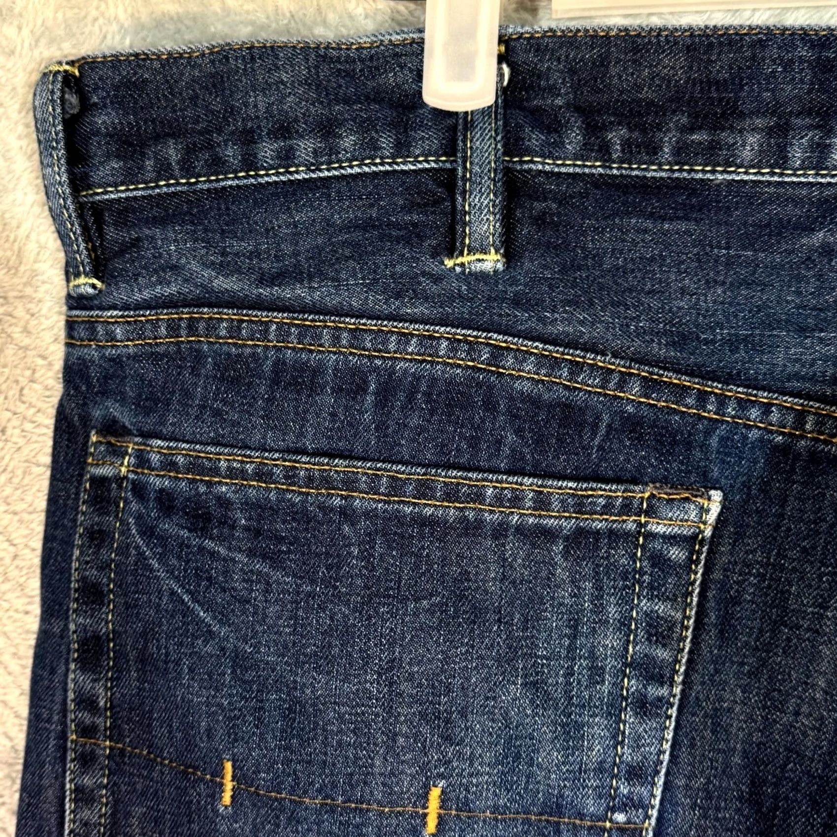 Polo Ralph Lauren Polo Ralph Lauren Jeans Men’s 38 x 32 Blue Denim Mid-Rise Straight Leg 5-Pocket Button Zip Fly Size US M / EU 48-50 / 2 - 6 Thumbnail
