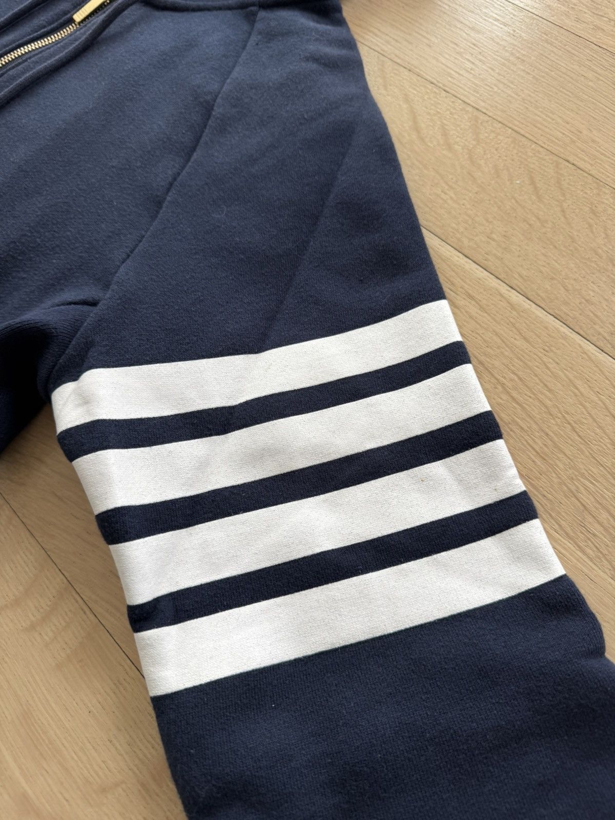 Thom Browne Navy classic hoodie Size US M / EU 48-50 / 2 - 5 Thumbnail