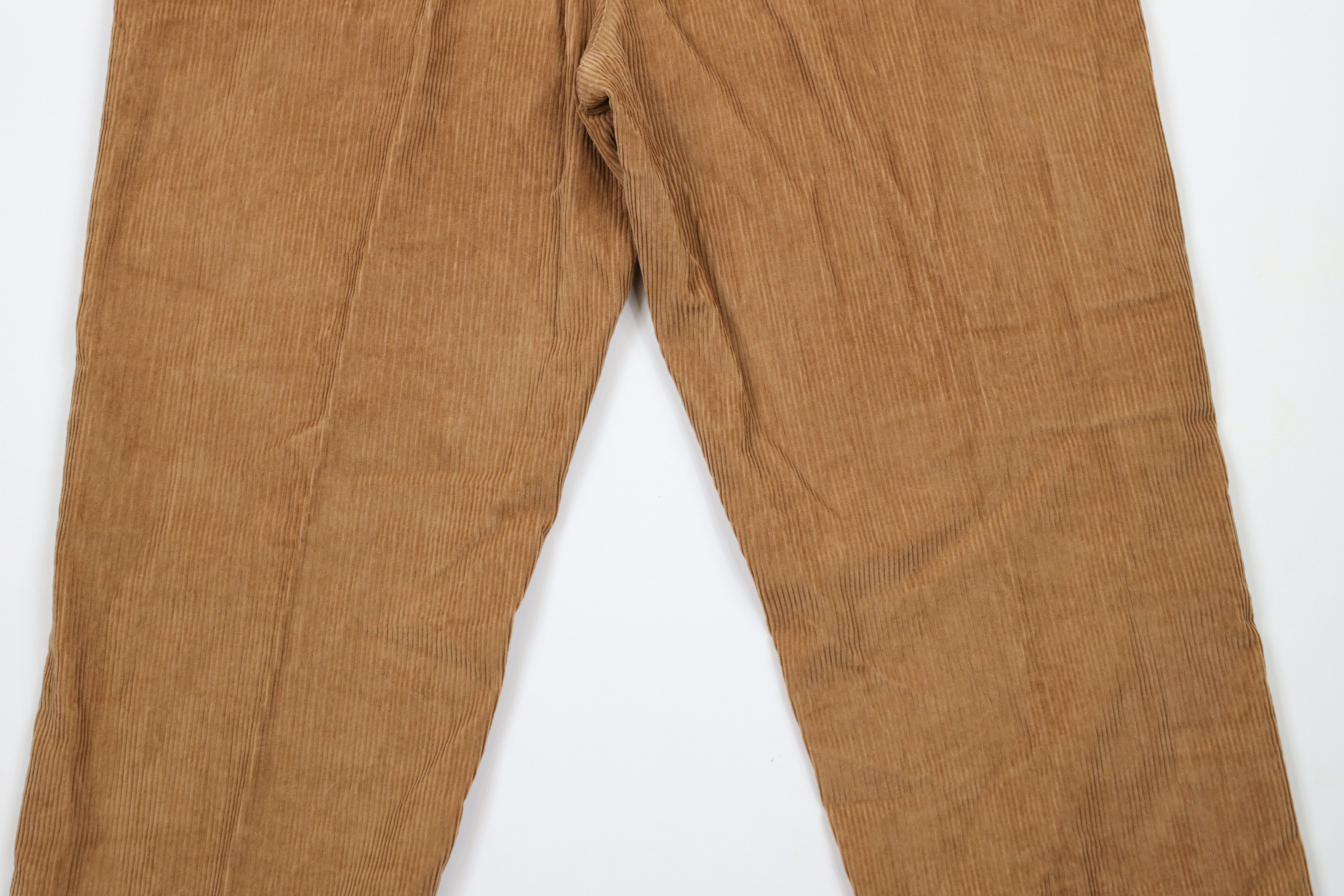 Vintage × Woolrich Woolen Mills Vintage 90s Woolrich Tapered Leg Corduroy Chino Pants Brown Size 36" / US 14 / IT 50 - 9 Thumbnail