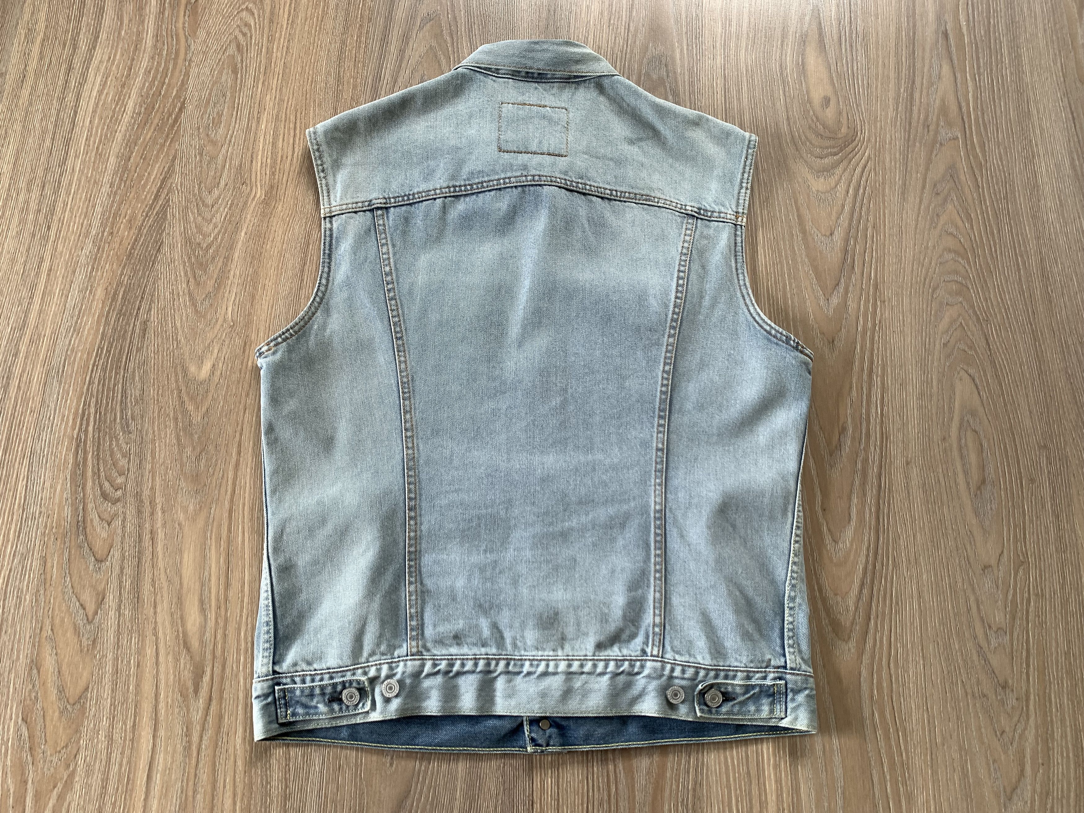 Levi's Levi's Relaxed Denim Trucker Vest Kentucky Blue Size US L / EU 52-54 / 3 - 3 Thumbnail