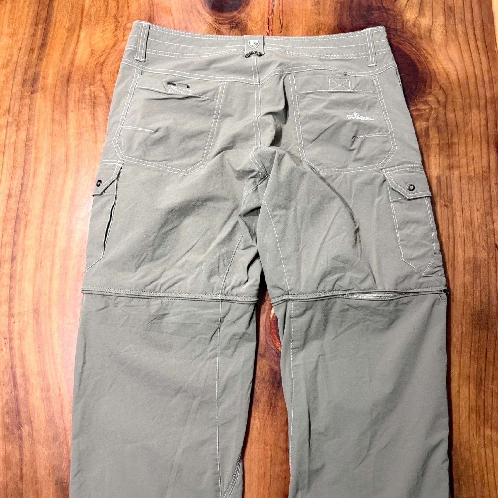 Vintage Kuhl Men's Pants 36 Chino Beige Regular 36x32 Hiking Outdoor Convertible Renegade Z18 Mens Size US 36 / EU 52 - 7 Thumbnail
