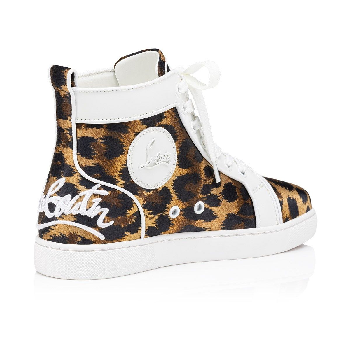 Christian Louboutin o1s1wg110924 Fun Louis Sneakers in Brown/White Size US 5 / IT 35 - 3 Thumbnail