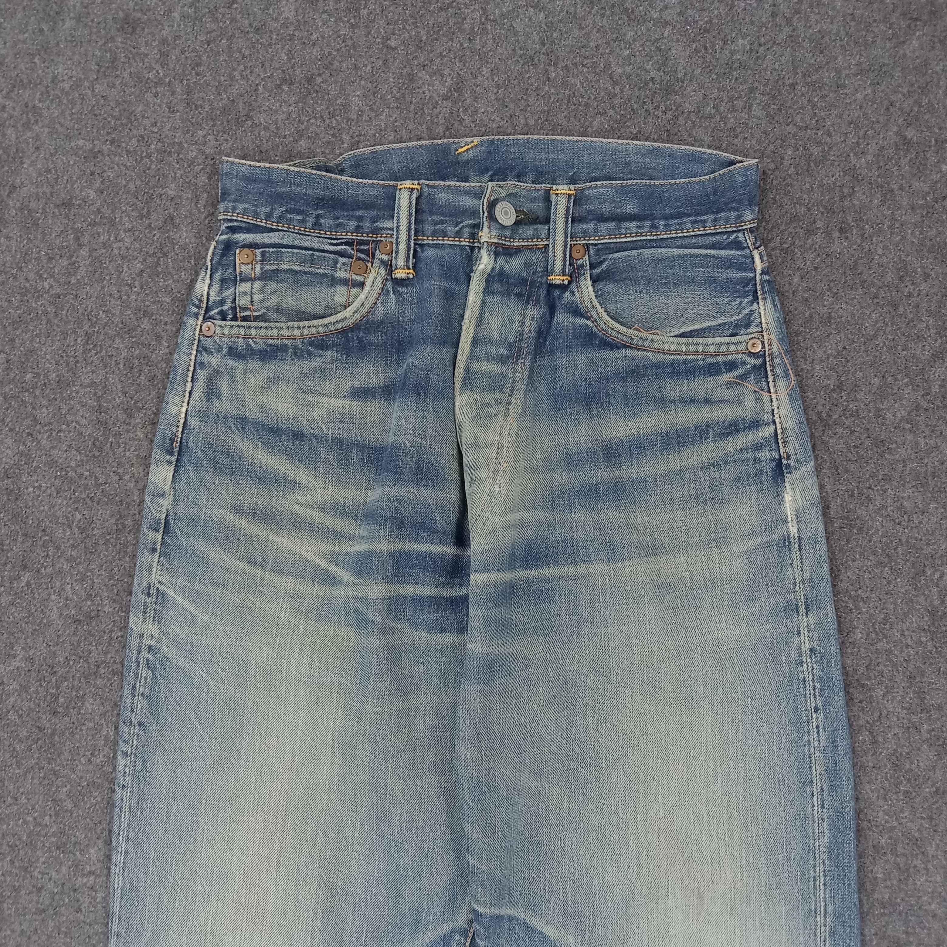 Japanese Brand × Vintage Japanese Brand Evisu Selvedge Daicock Custom Art Jeans Size US 27 - 8 Thumbnail
