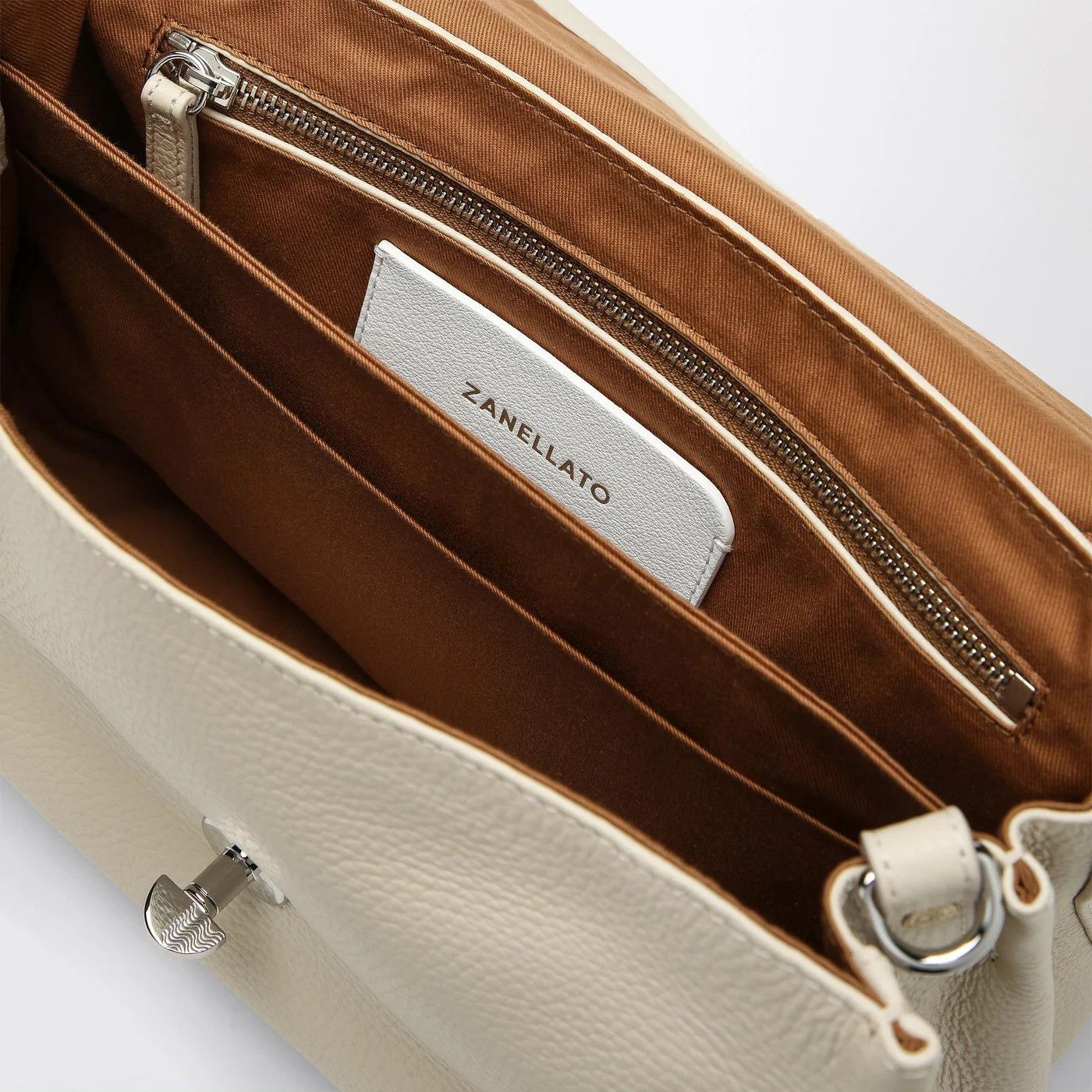 Zanellato o1d2blof0526 Size: OS / Small Postina Bag in Beige Size ONE SIZE - 5 Thumbnail