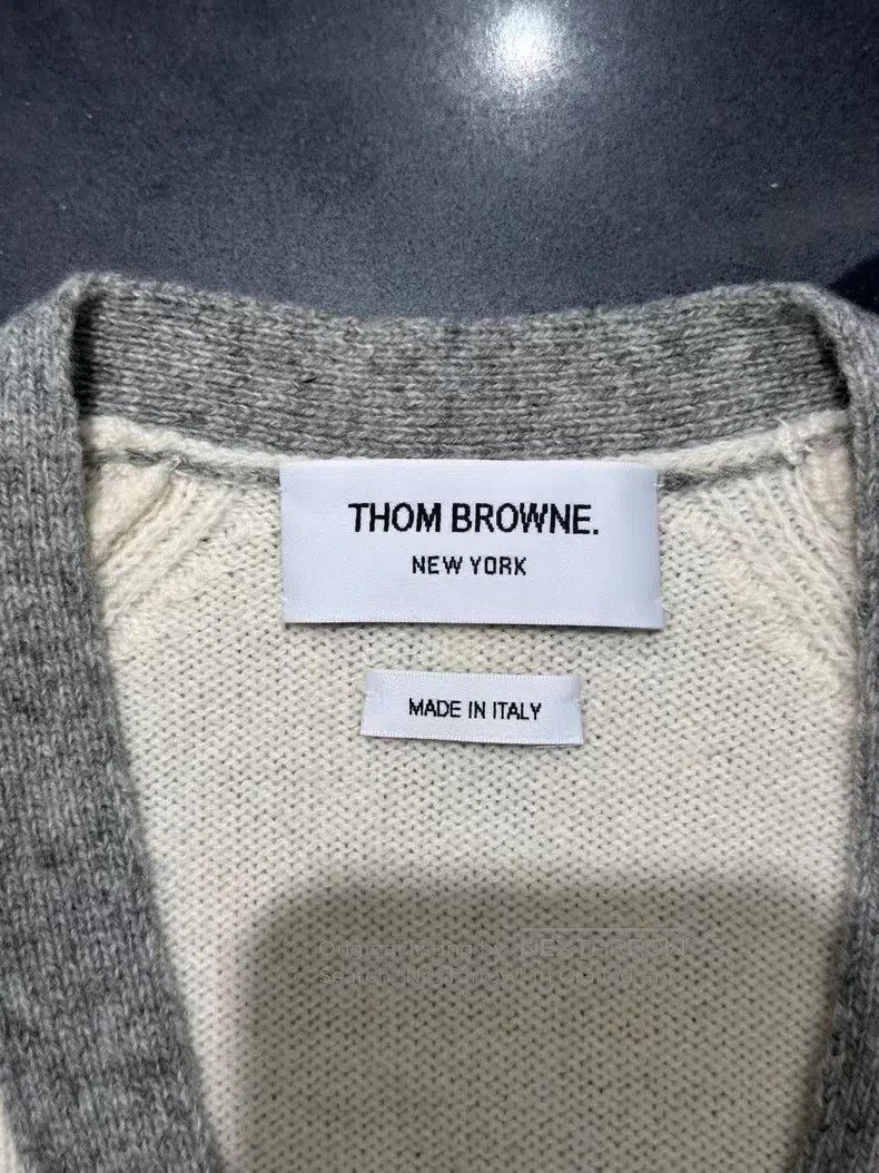 Thom Browne Thom Browne Off-white wool cardigan Size US S / EU 44-46 / 1 - 3 Thumbnail