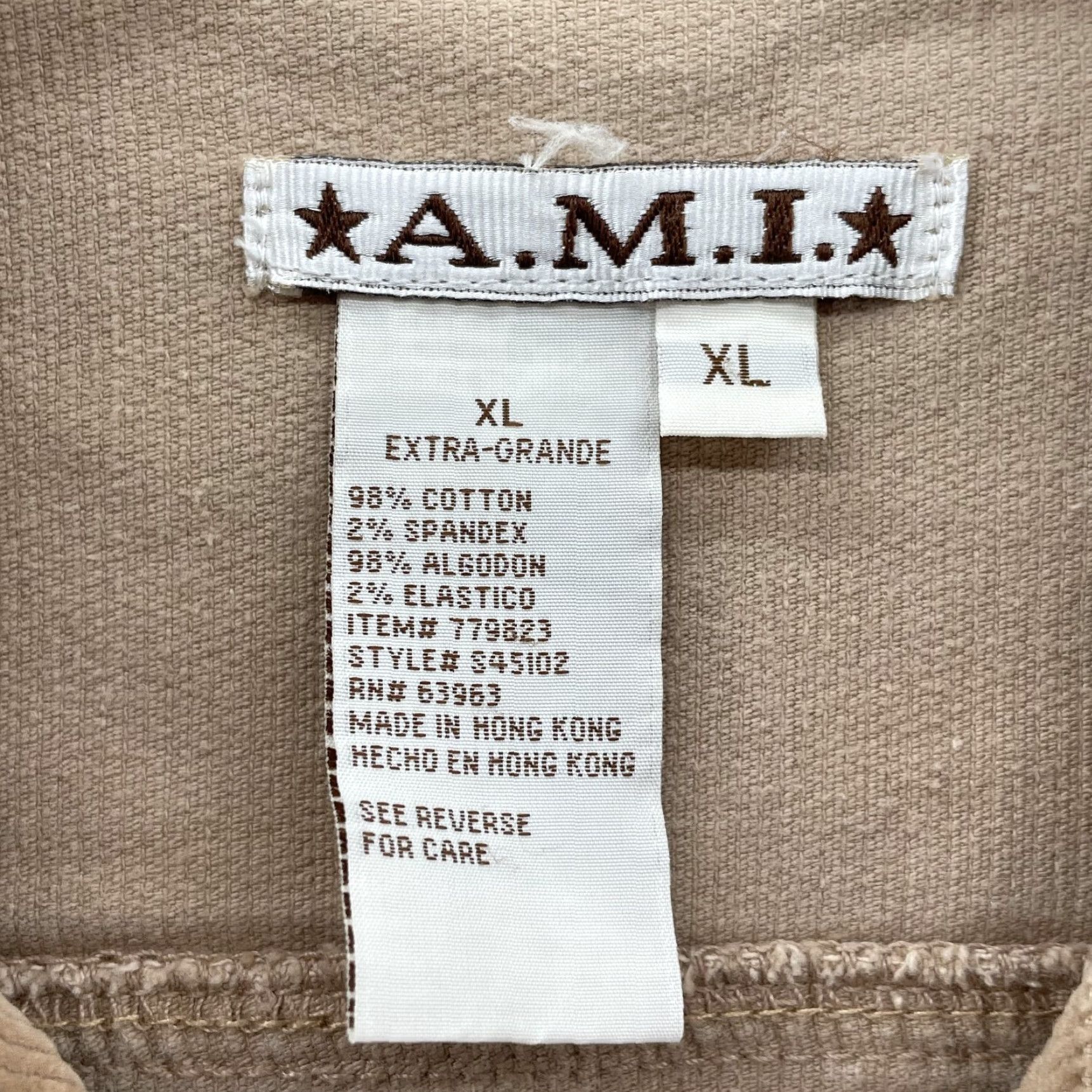 Vintage VINTAGE AMI Corduroy Jacket Womens XL Y2K Boho Classic Boxy Trucker 70s Academia Size XL / US 12-14 / IT 48-50 - 3 Thumbnail