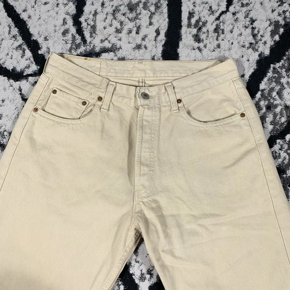 Levi's × Vintage Vintage Levis 507 02 W32 L34 Beige Pants Jeans Straight Size US 32 / EU 48 - 3 Thumbnail