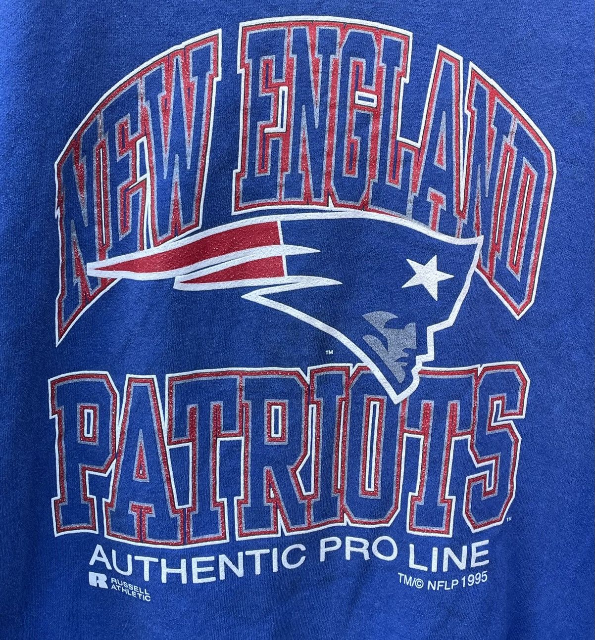Russell Athletic 1995 Russell Athletic NFL new England Patriots Crewneck Size US XL / EU 56 / 4 - 4 Thumbnail
