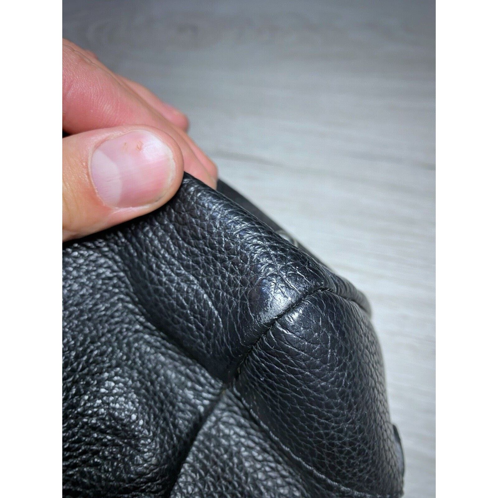 Versace × Versace Jeans Couture Versace Collection Leather Shoulder bag Black Made In Italy Size ONE SIZE - 13 Thumbnail