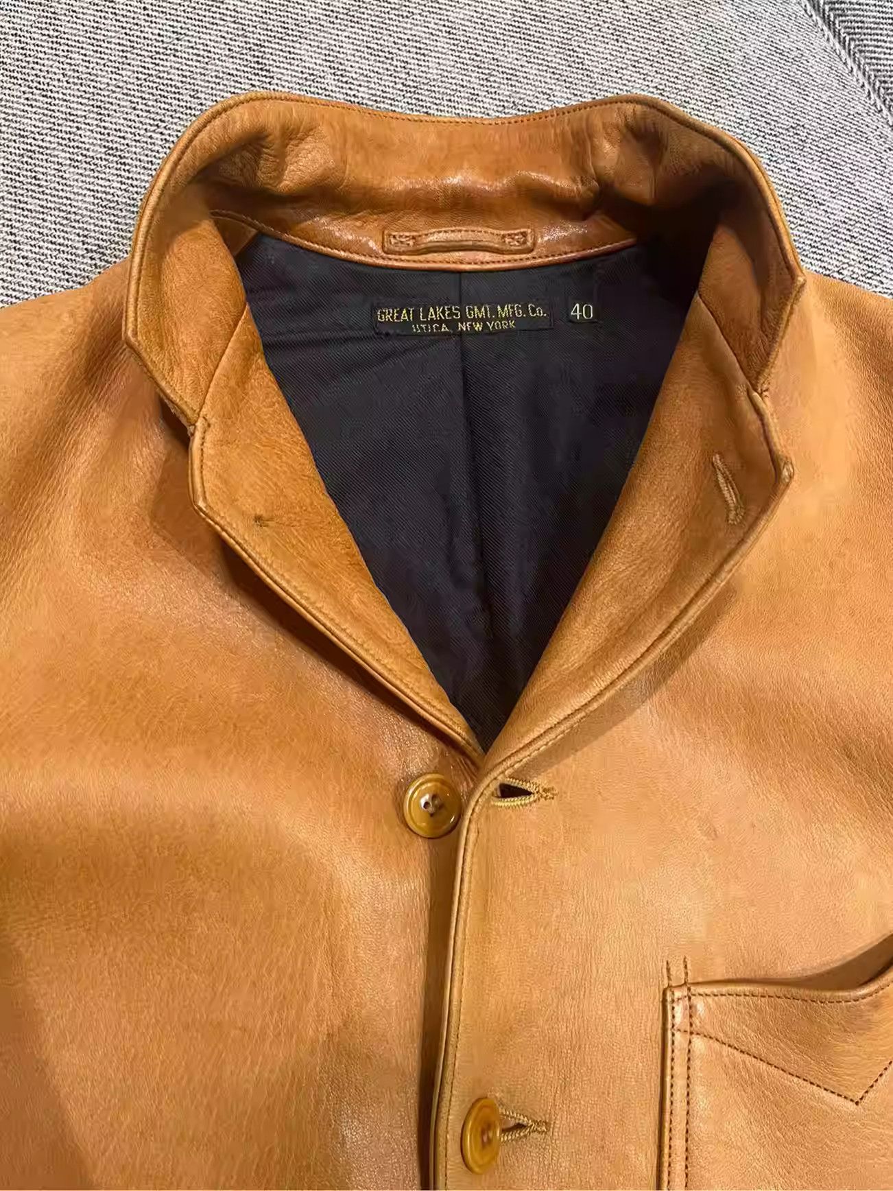 Freewheelers freewheelers darius original color buckskin jacket Size US L / EU 52-54 / 3 - 3 Thumbnail