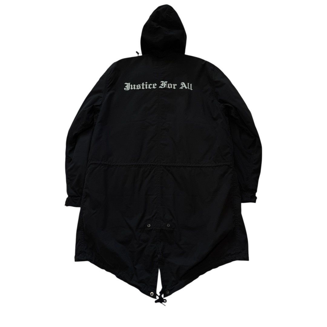 Supreme Justice For All Fishtail Parka | Grailed