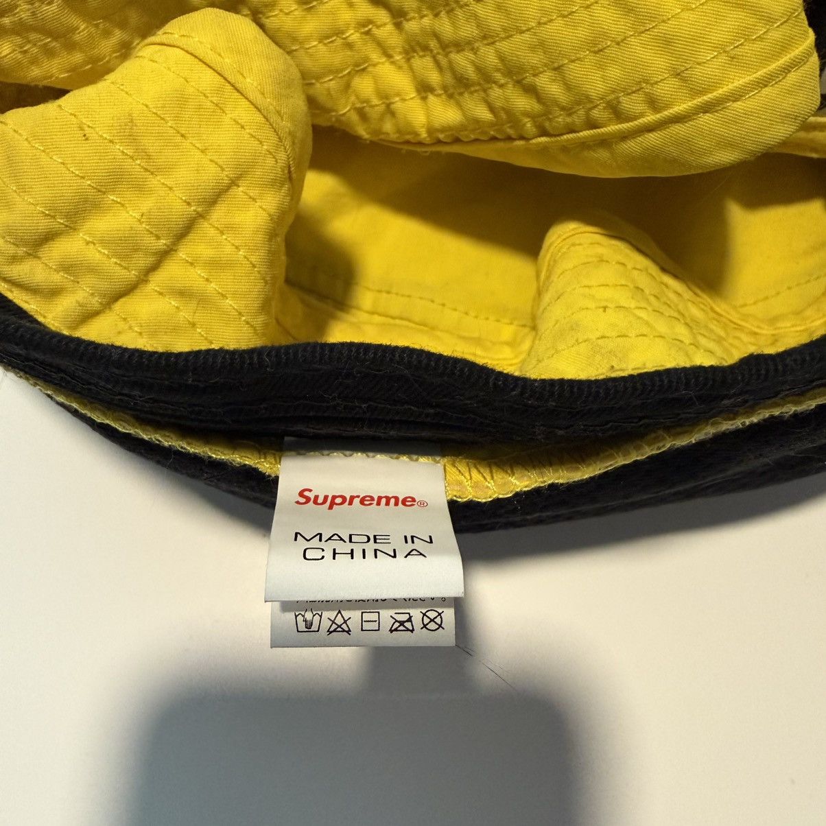 Supreme SS21 Yellow Reflective Zip Crusher Bucket Hat Size ONE SIZE - 6 Thumbnail