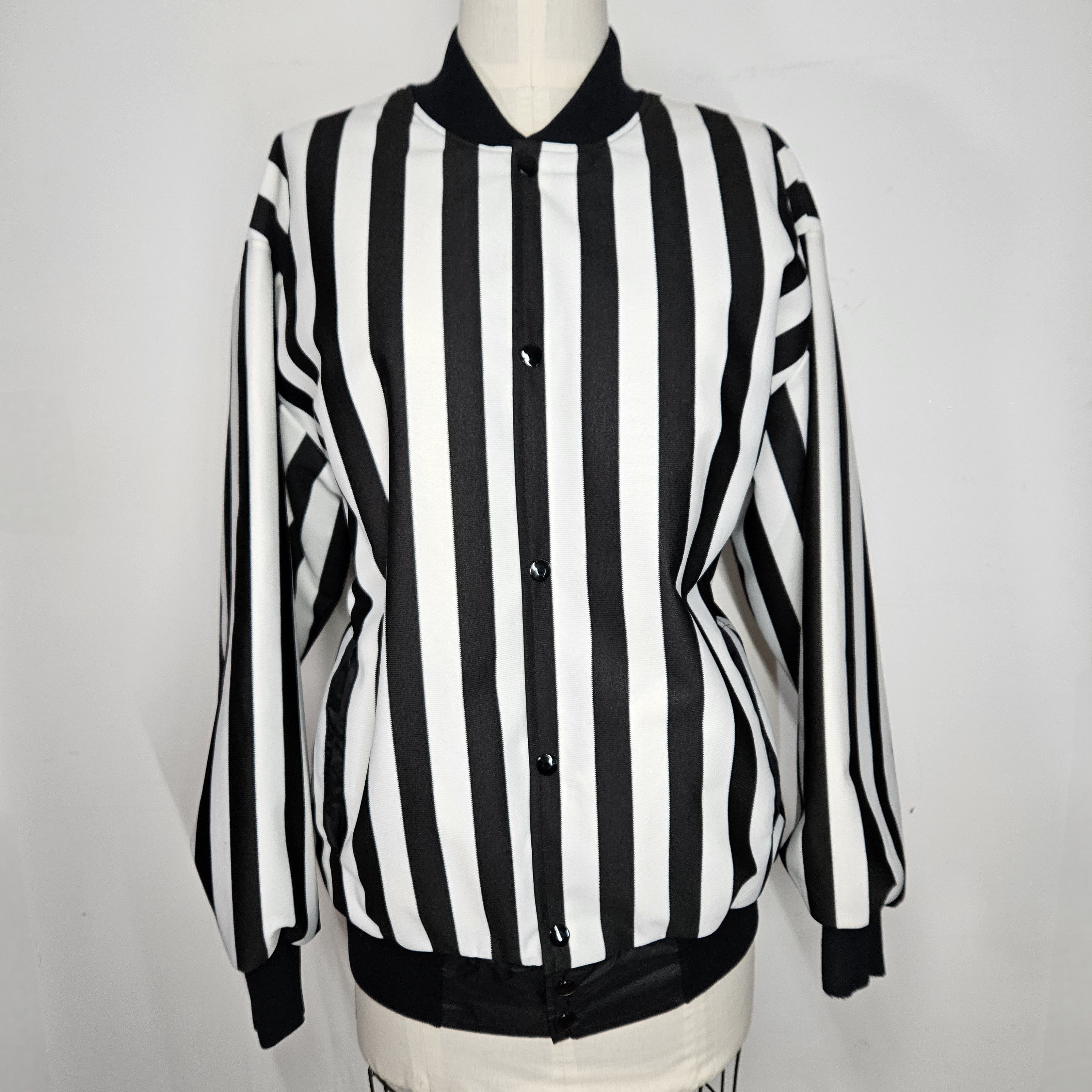 Other Honig's Men's M Jacket Vintage Referee Bomber Black White Size US M / EU 48-50 / 2 - 5 Thumbnail