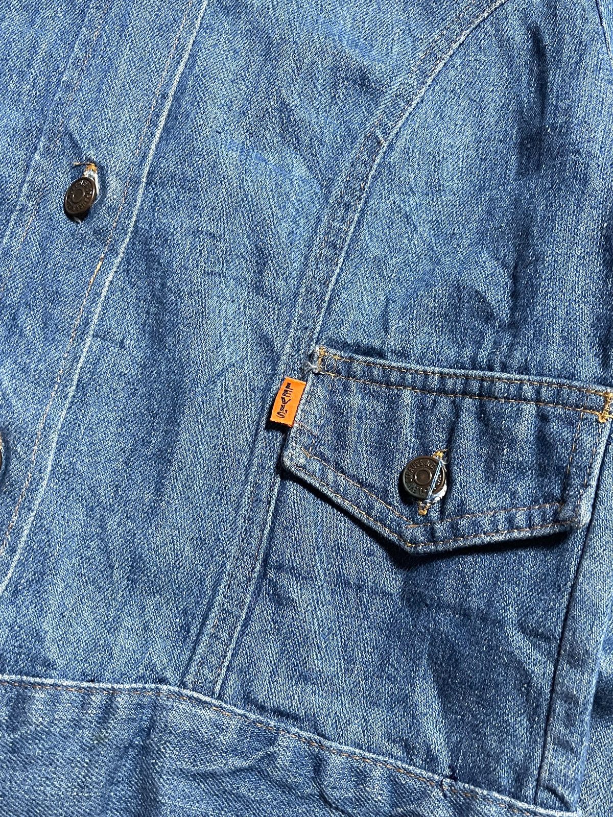 Levi's 1970’s LEVI’S LADY BIG E RANCHWEAR WESTERN DENIM JACKET Size XS / US 0-2 / IT 36-38 - 9 Thumbnail