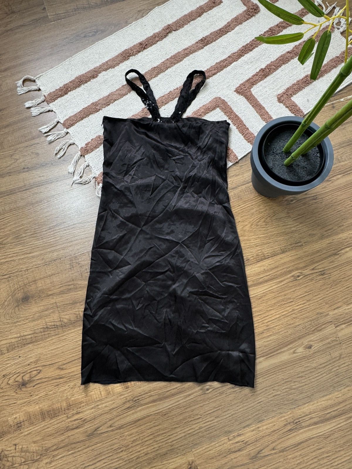 Morgan Homme VINTAGE MORGAN DE TOI 2000s DRAPERY DRESS Size M / US 6-8 / IT 42-44 - 7 Thumbnail