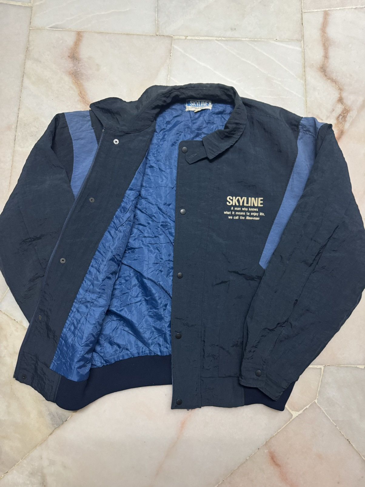 Sports Specialties 💥ARCHIVE💥80s SKYLINE LIGHT JACKET MULTICOLOR POCKET Size US L / EU 52-54 / 3 - 8 Thumbnail