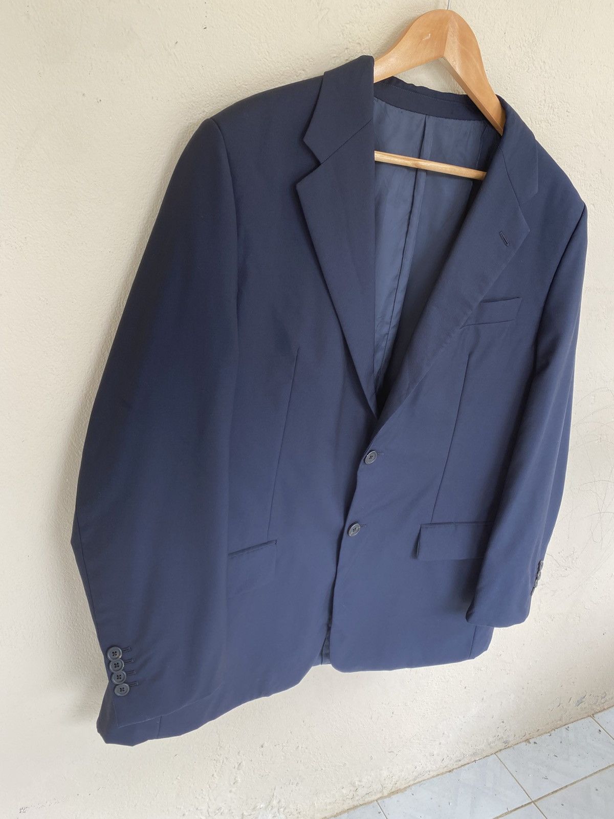 Prada Prada Blazers In Dark Blue Size 54R - 4 Thumbnail