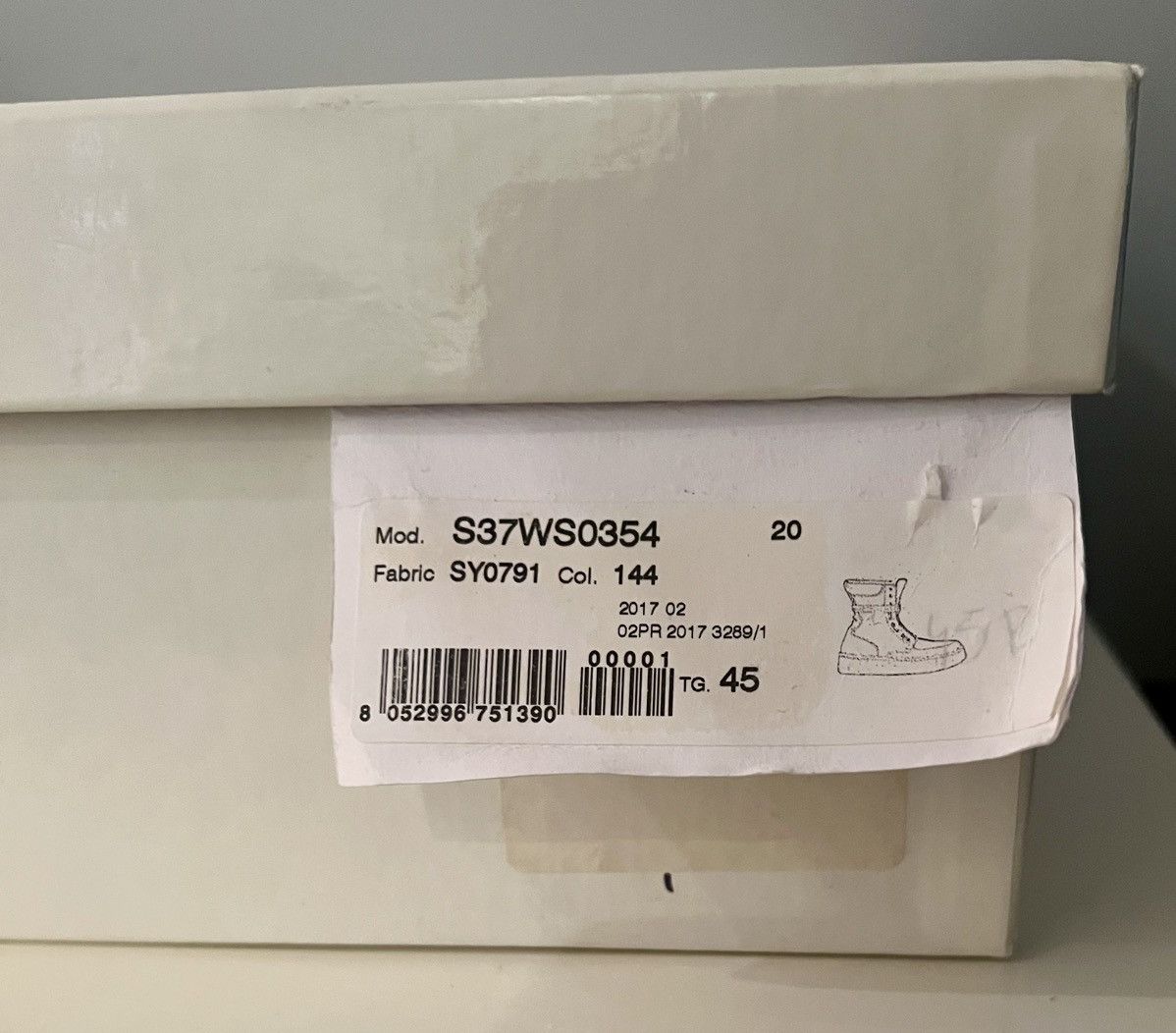 Maison Margiela Authentic Maison Margiela MM1 High Top sneakers grey 45 Size US 11 / EU 44 - 9 Thumbnail