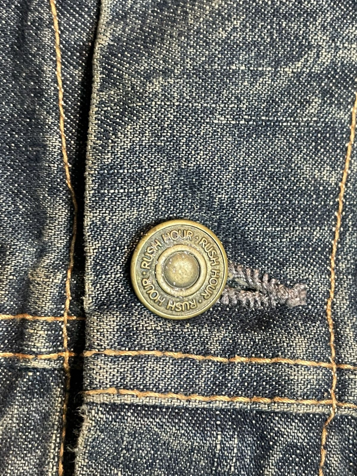 Japanese Brand × Vintage Rush Hour Men’s Denim Jacket (29) Size US S / EU 44-46 / 1 - 7 Thumbnail