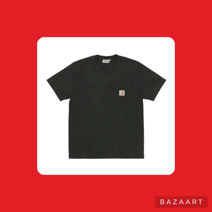 Palace Palace x Carhartt WIP Pocket T Shirt Black Large