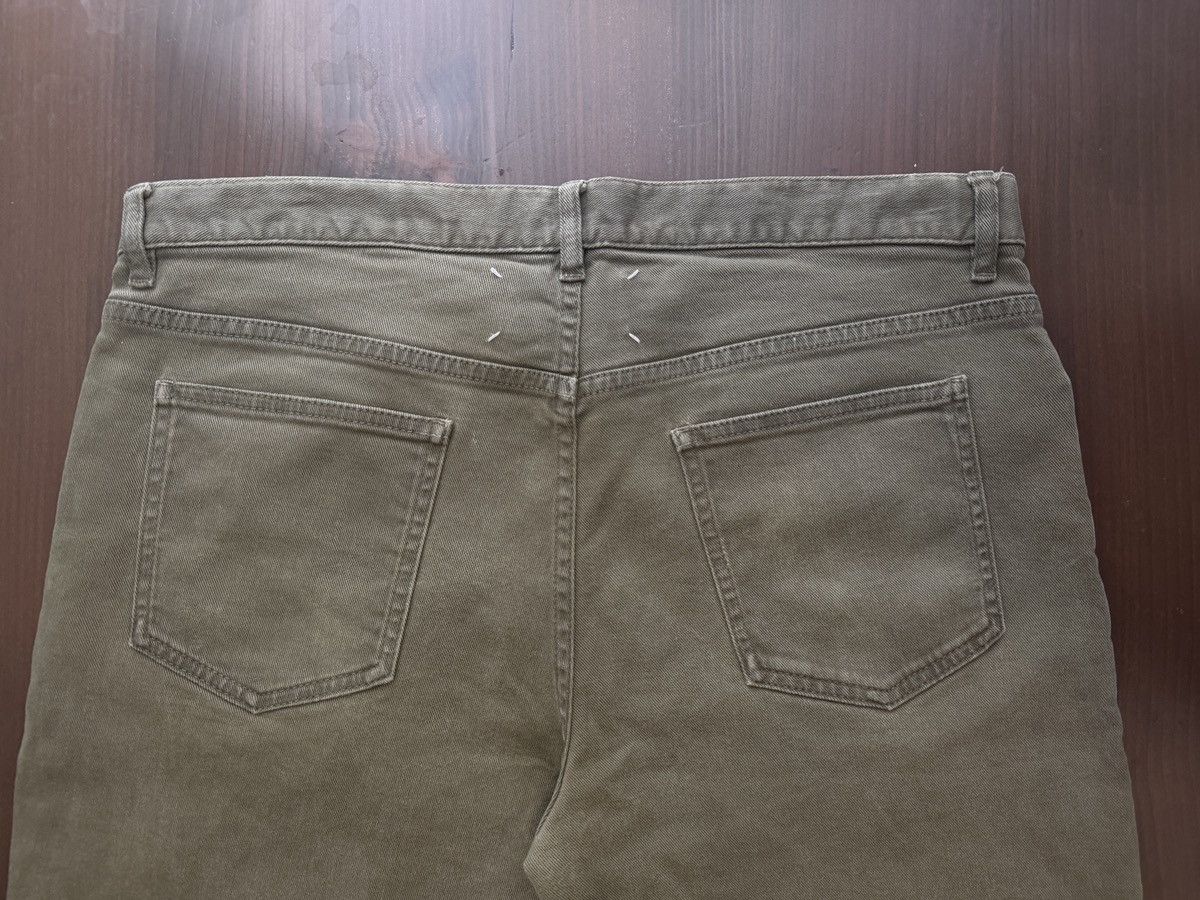 Maison Margiela Maison Margiela Straight Leg Green Wash Denim Size US 34 / EU 50 - 1 Thumbnail
