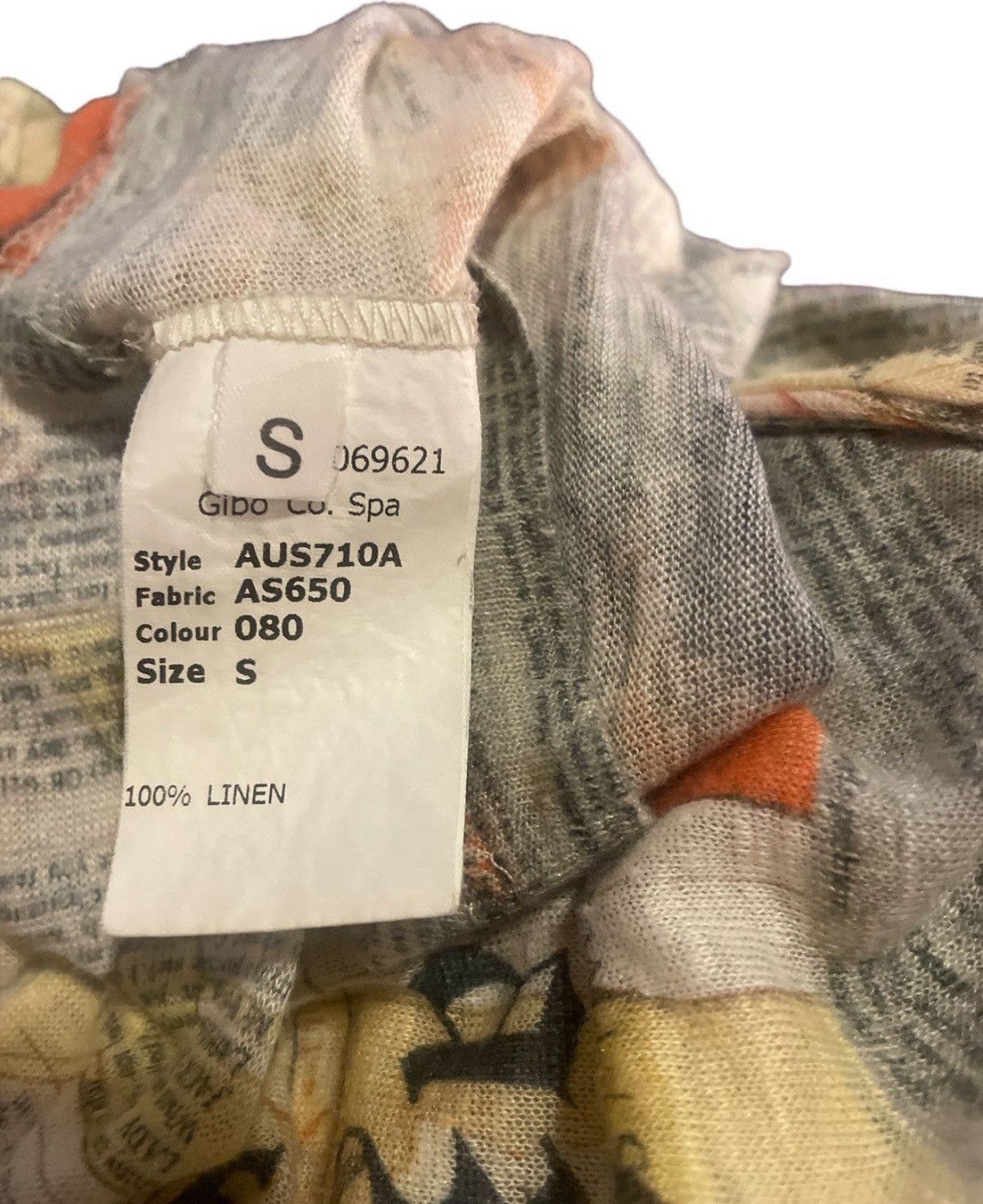 John Galliano John Galliano gazette Runway linen top Spring 2009 Size US S / EU 44-46 / 1 - 12 Thumbnail