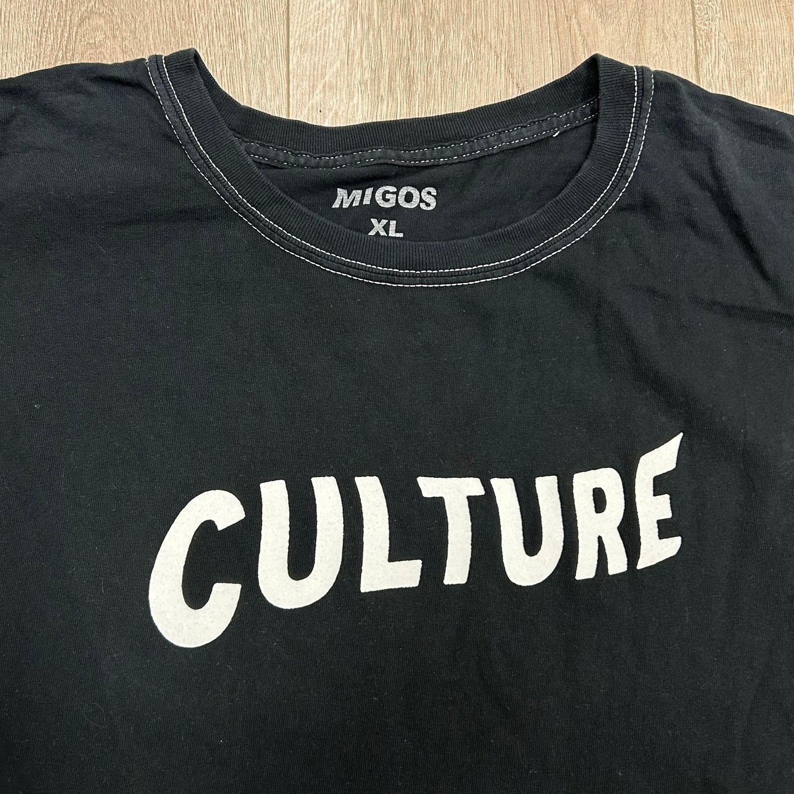 Stussy 2017 Culture Migos Merch Black Tee T Shirt size XL B9 Size US XL / EU 56 / 4 - 2 Thumbnail