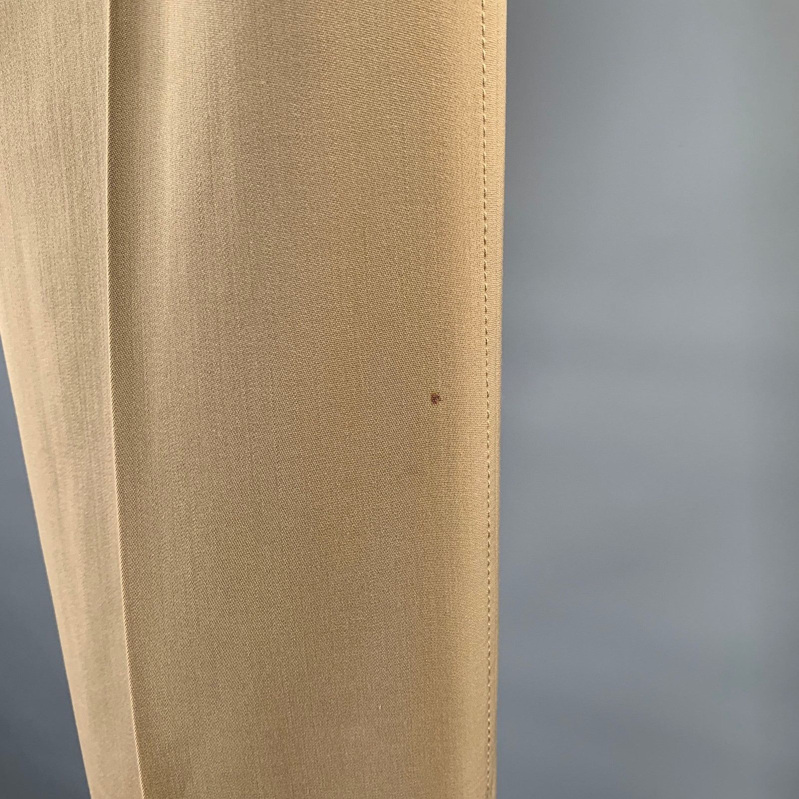 Dolce & Gabbana DOLCE & GABBANA Size 36 Khaki Wool Blend Dress Pants Size US 36 / EU 52 - 5 Thumbnail