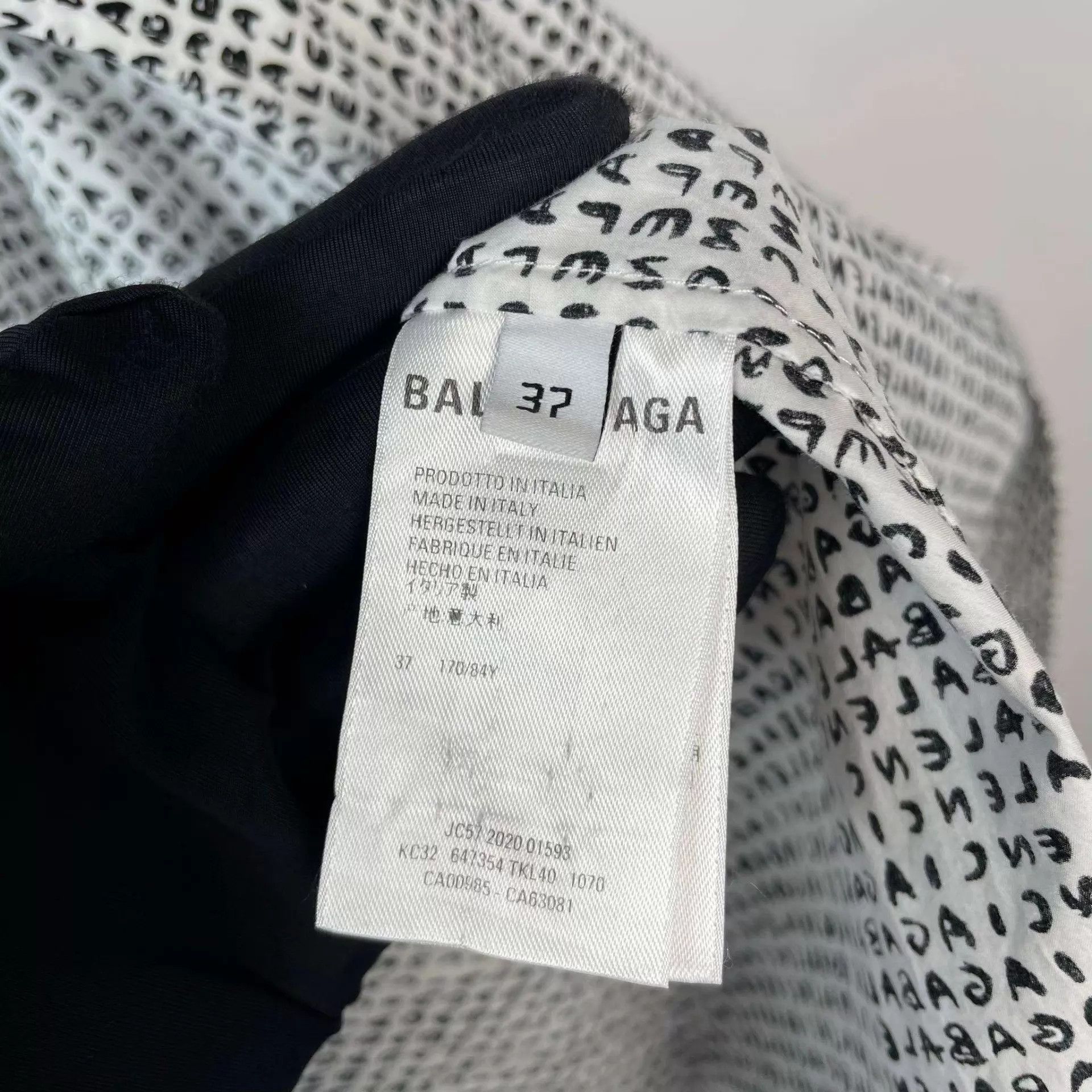 Balenciaga Balenciaga logo print short-sleeve shirt 170 XS 2020 Size US XS / EU 42 / 0 - 4 Thumbnail