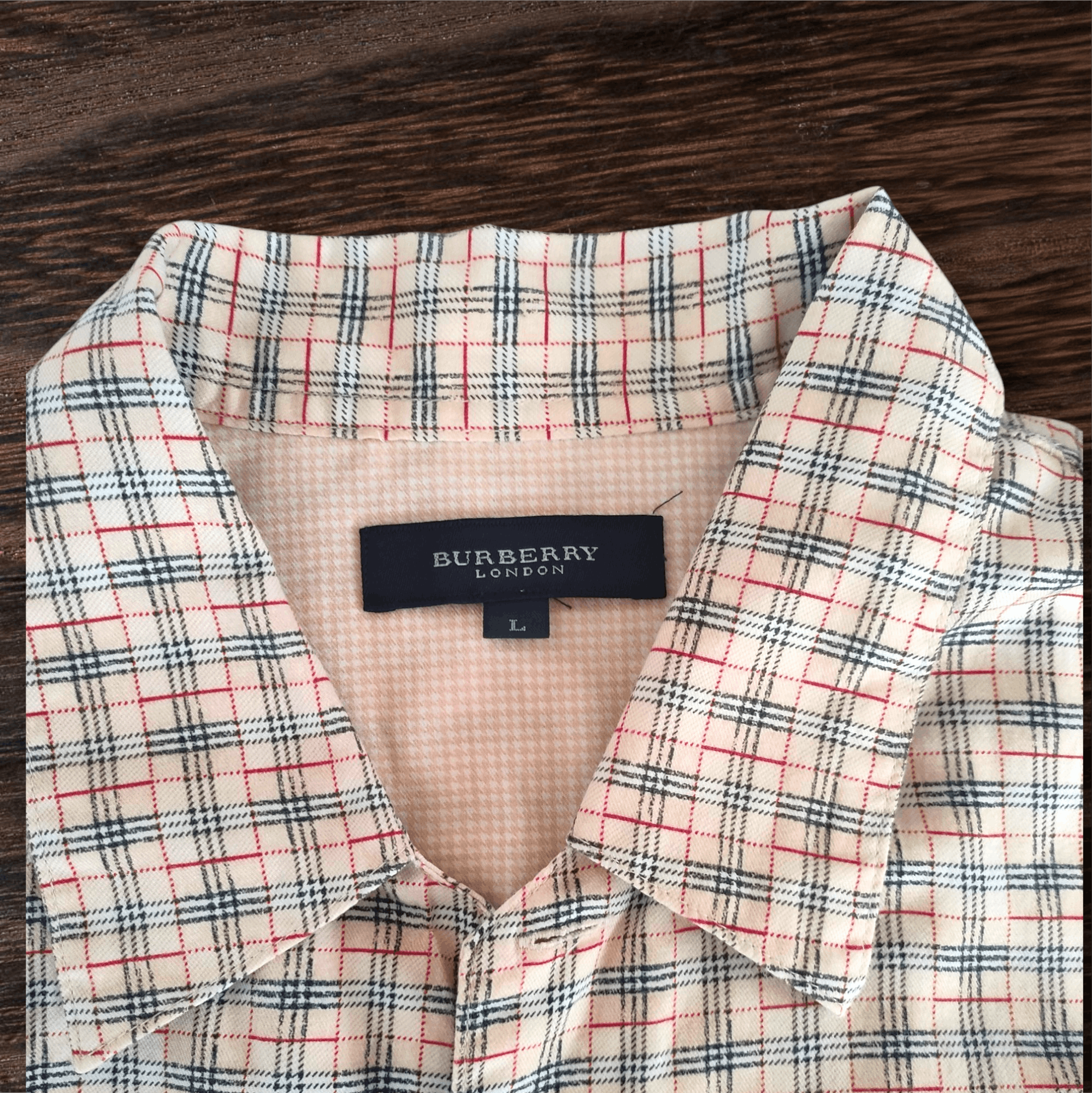 Burberry Burberry London Nova Check Pajama Shirt L Horse Logo Size US L / EU 52-54 / 3 - 3 Thumbnail