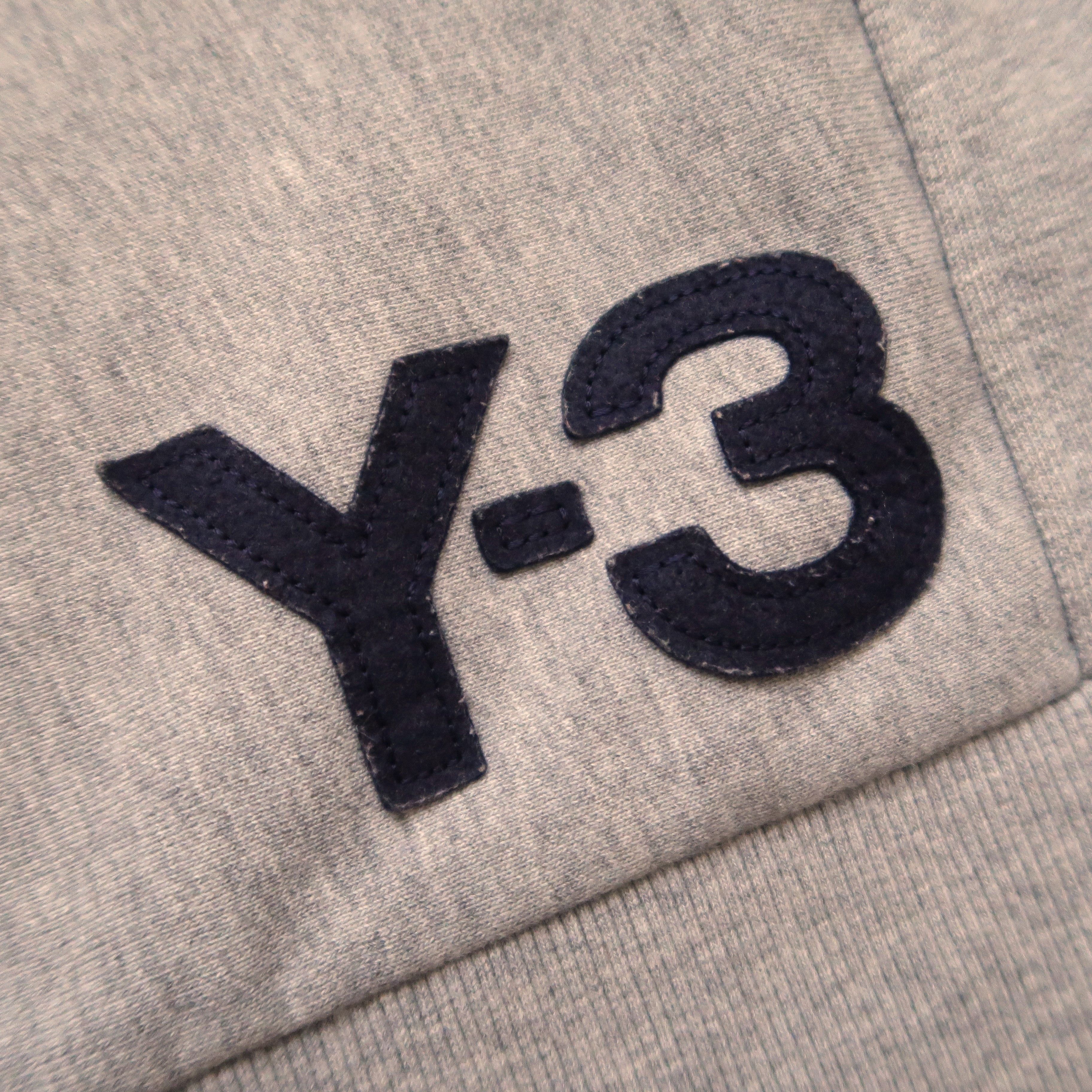 Y-3 2004 Yohji Yamamoto Y-3 Double V Heavy Sweatshirt Patchwork Size US M / EU 48-50 / 2 - 18 Thumbnail
