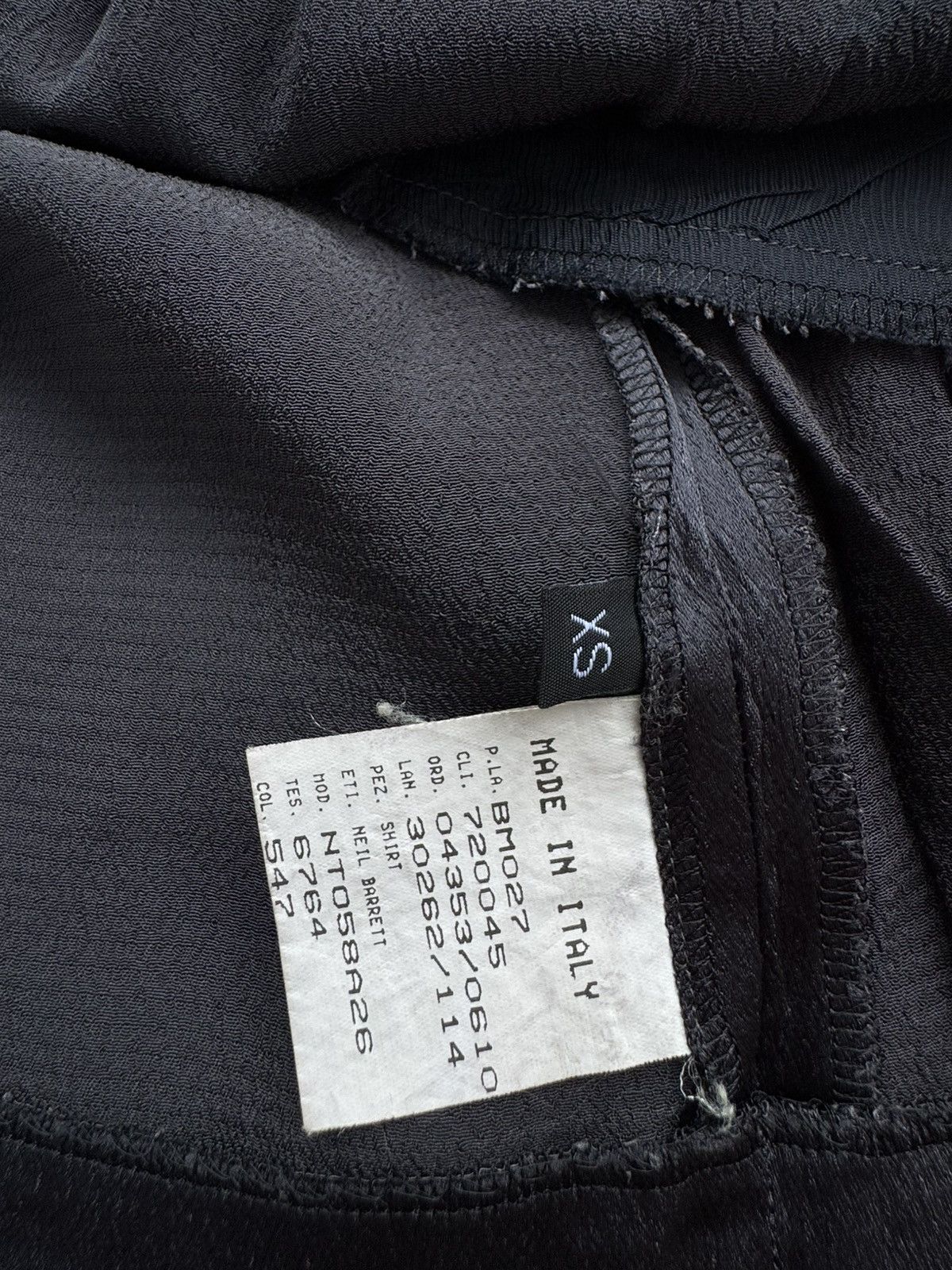 Neil Barrett NEIL BARRETT Draped Blouse Size XS / US 0-2 / IT 36-38 - 6 Thumbnail
