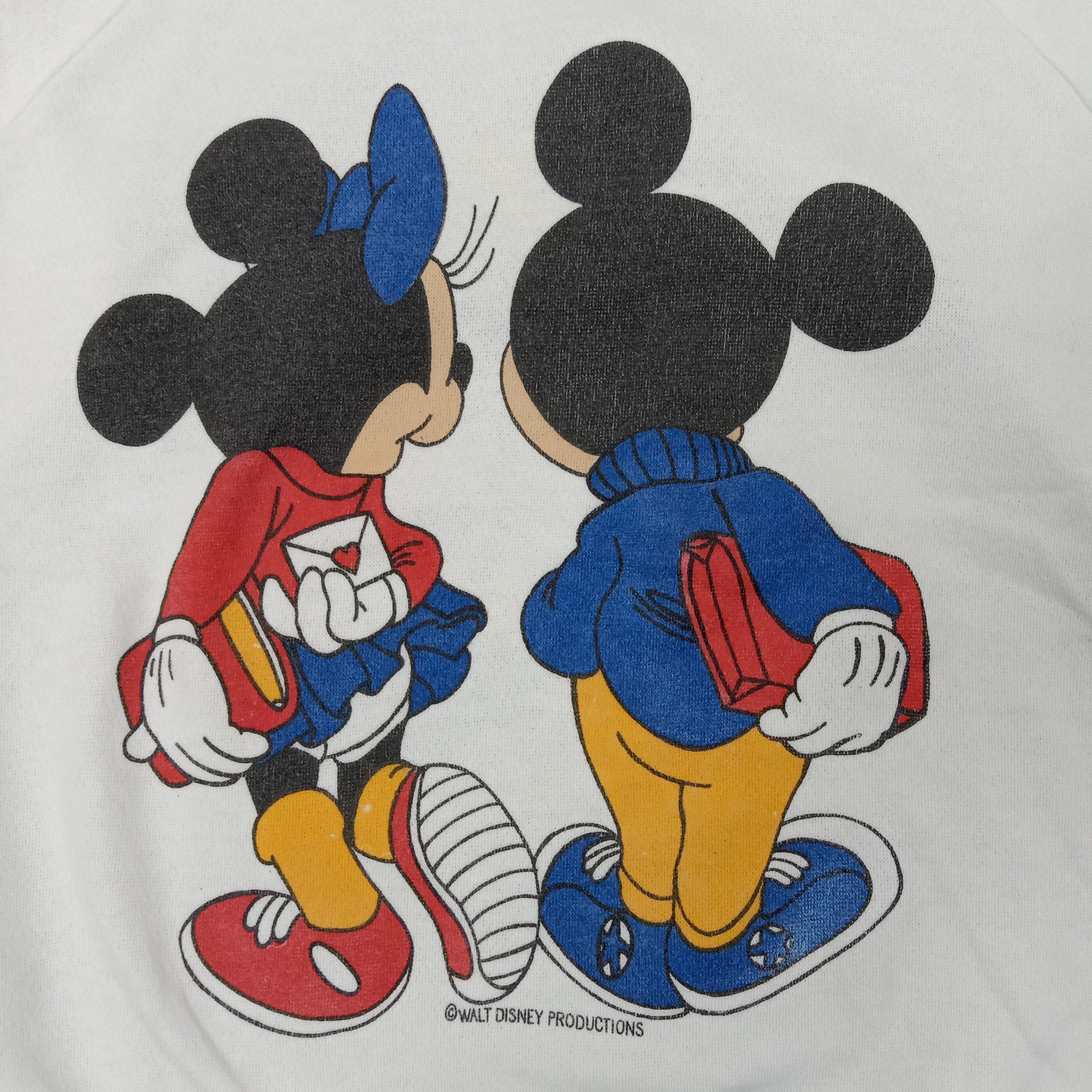 Mickey Mouse Vintage 90's Mickey Mouse American Cartoon Sweatshirt Size US M / EU 48-50 / 2 - 6 Thumbnail