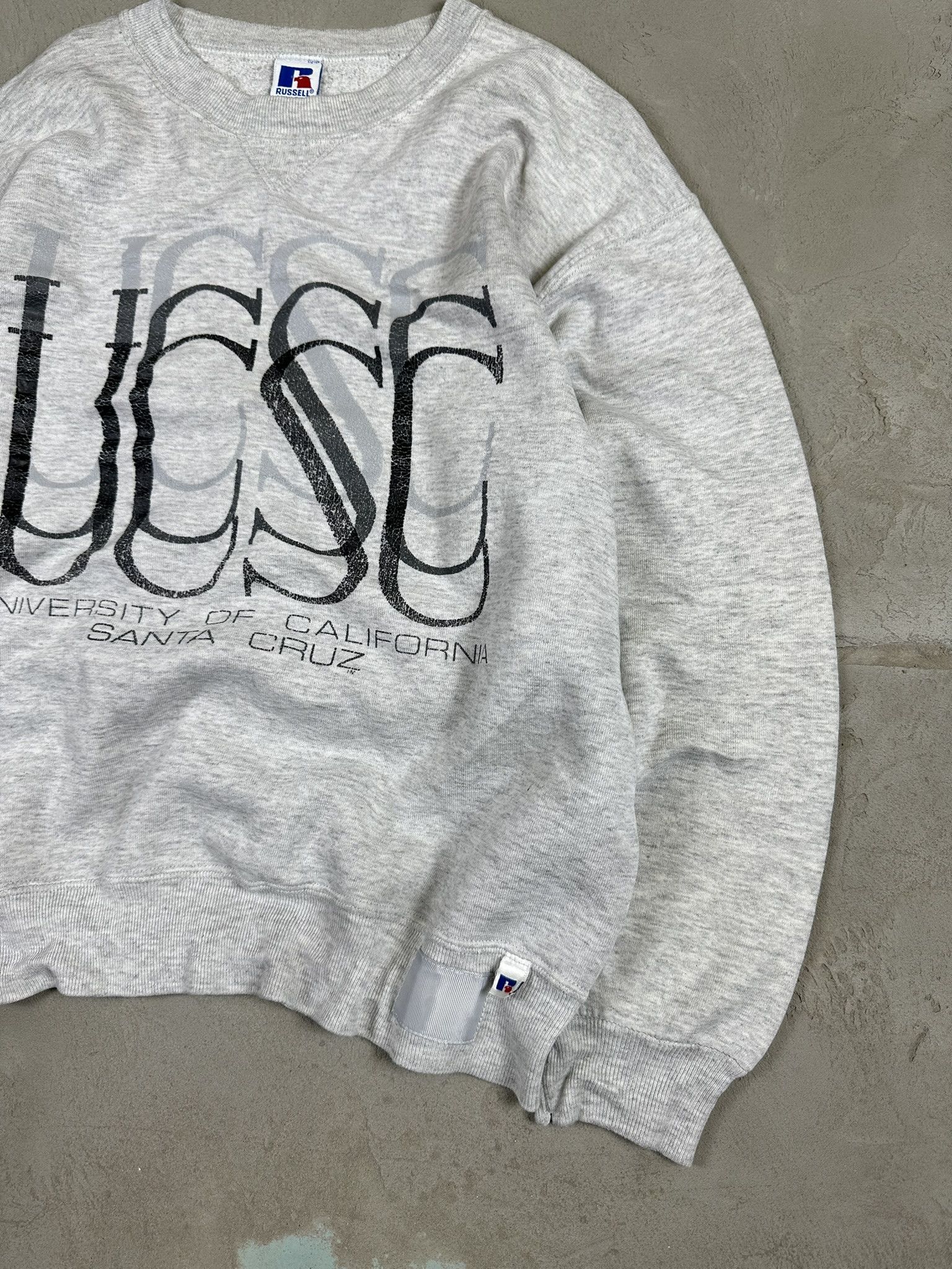 Vintage 90s Vintage University of California Boxy Sweatshirt Size US L / EU 52-54 / 3 - 4 Thumbnail