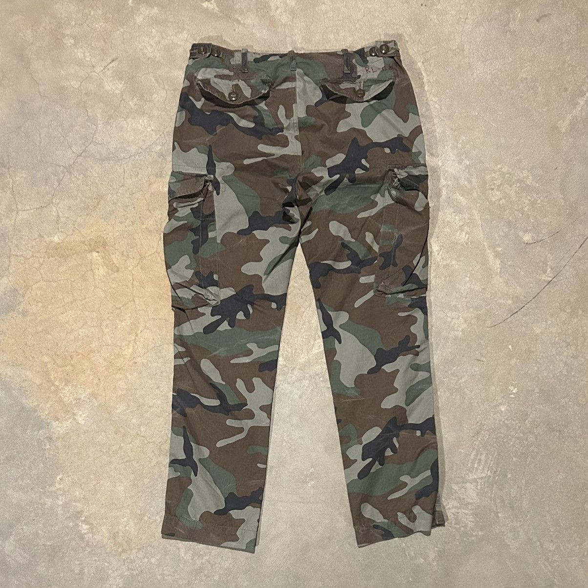 Polo Ralph Lauren × Vintage Vintage Polo Ralph Lauren Utility Military Camo Cargo Pants Size US 32 / EU 48 - 9 Thumbnail