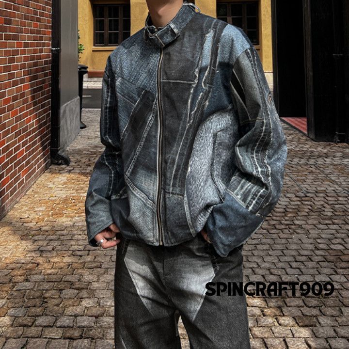 Other Graphic Full Zip Light Jacket Size US M / EU 48-50 / 2 - 3 Thumbnail