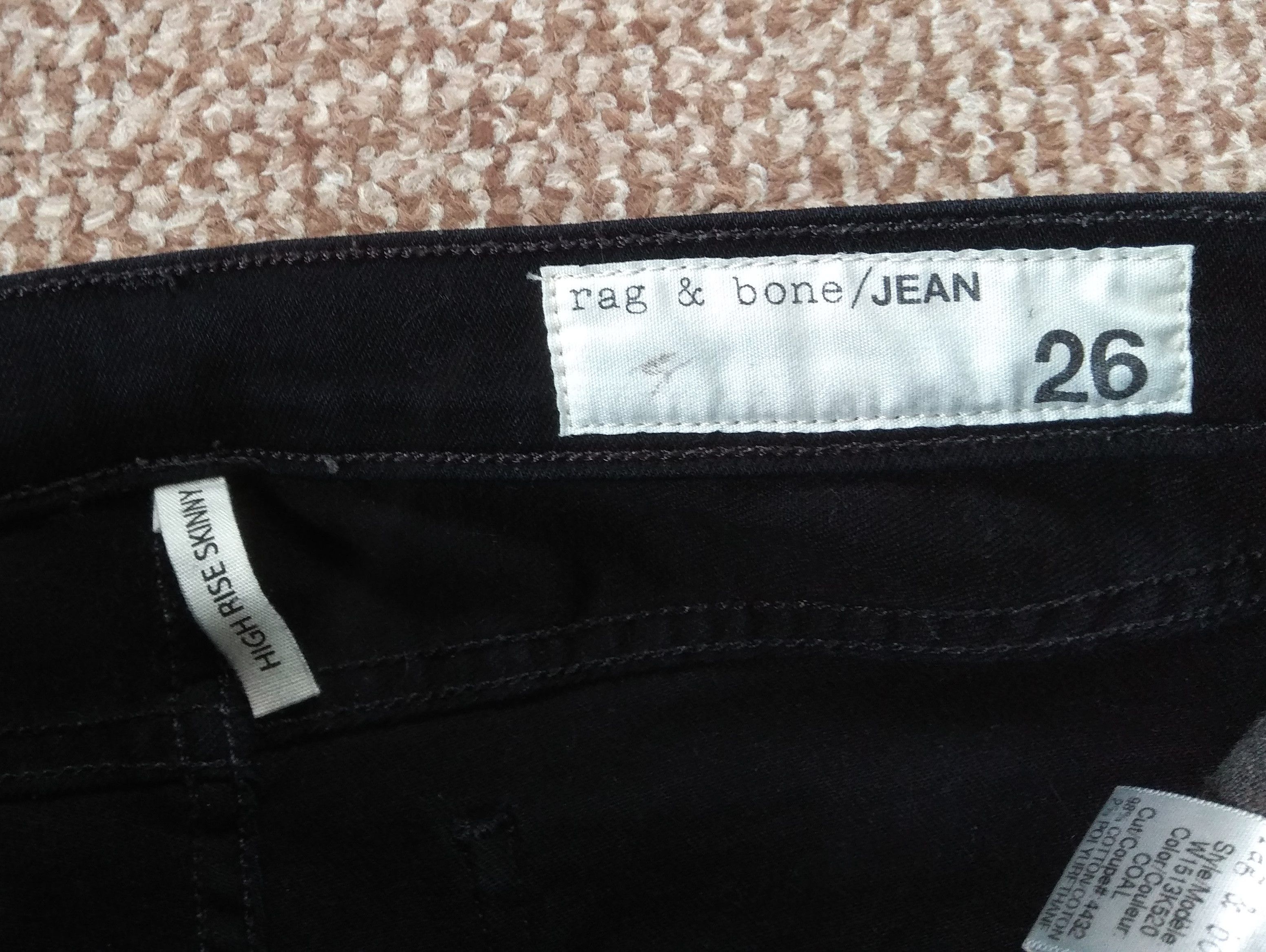Rag & Bone Rag & Bone Womens Denim Jeans High Rise Skinny Size 26" / US 2 / IT 38 - 7 Thumbnail