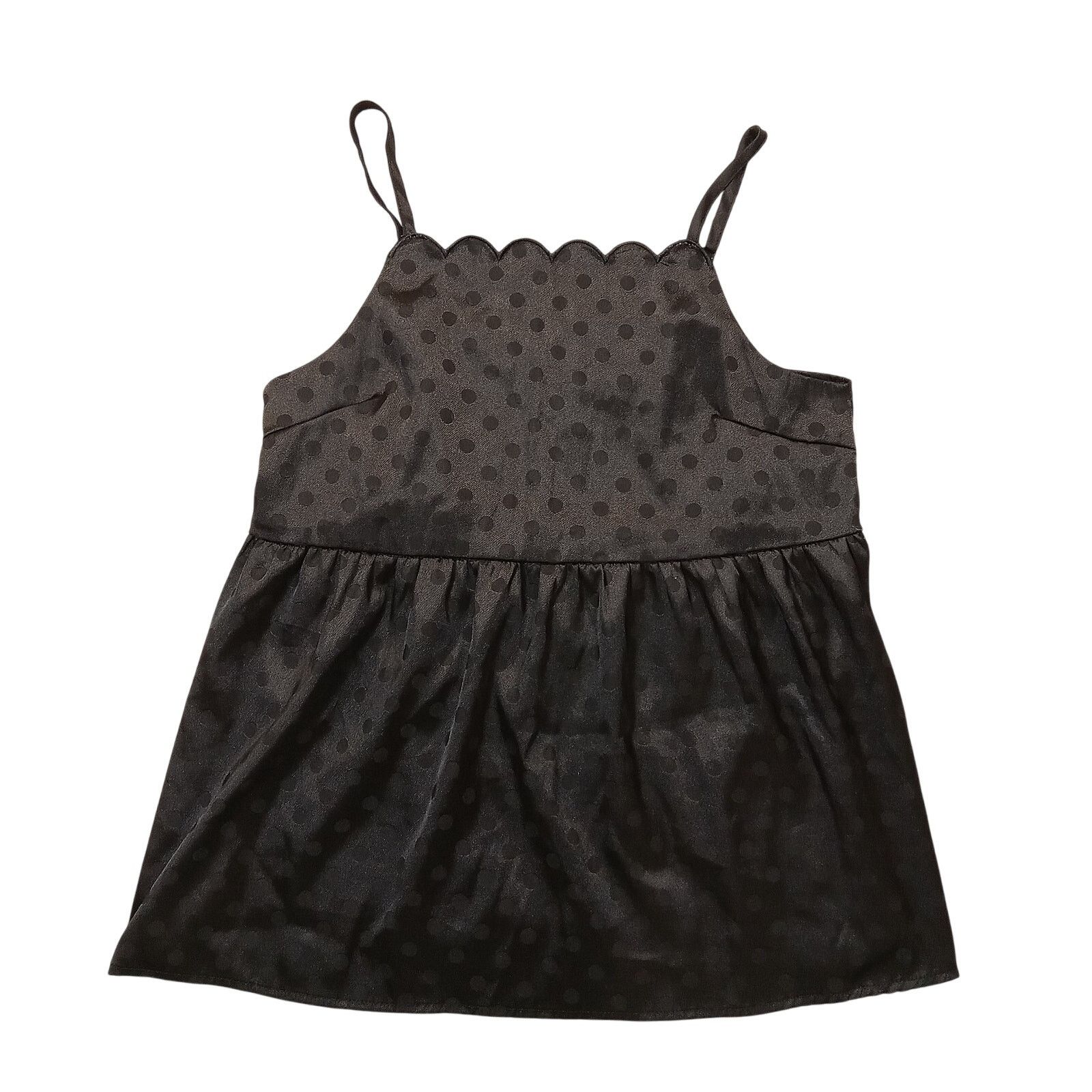 & Other Stories Glam Top S Women's Sleeveless Blouse Black Polka Dot Size S / US 4 / IT 40 - 1 Thumbnail