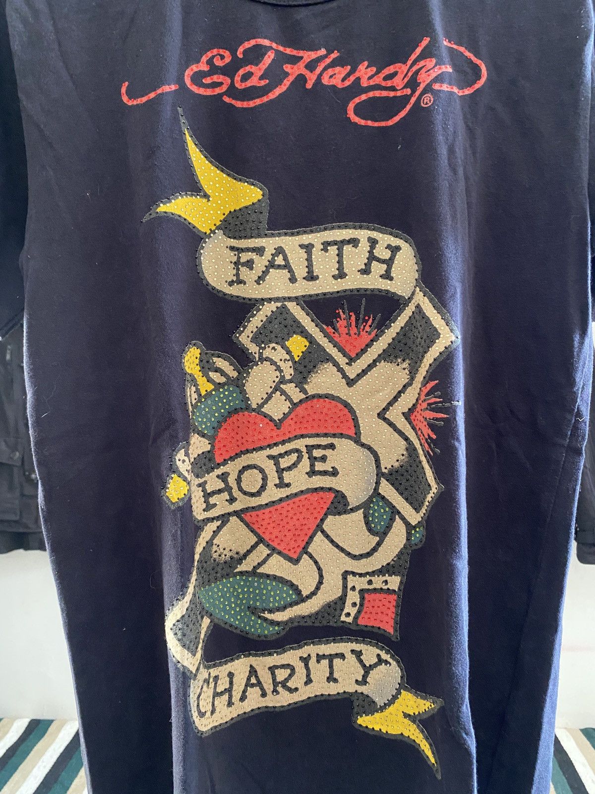 Ed Hardy × Glo Gang × Unknown London Ed Hardy X Red Papper Tee Size US M / EU 48-50 / 2 - 6 Thumbnail