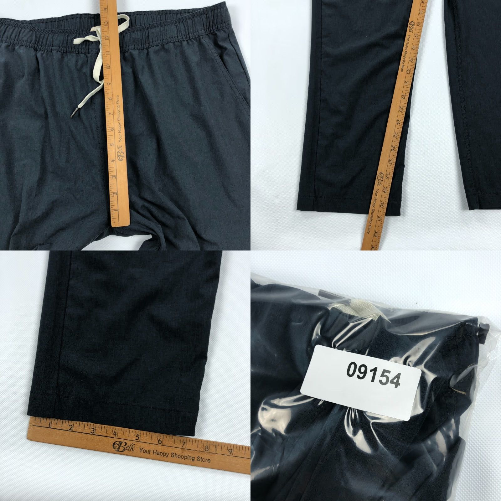 Vintage Fair Harbor Pants Mens 3XL Chino Drawstring Pockets Lightweight Moisture Wicking Gray Regular Lined Beach Vacation Size US 39 - 8 Thumbnail