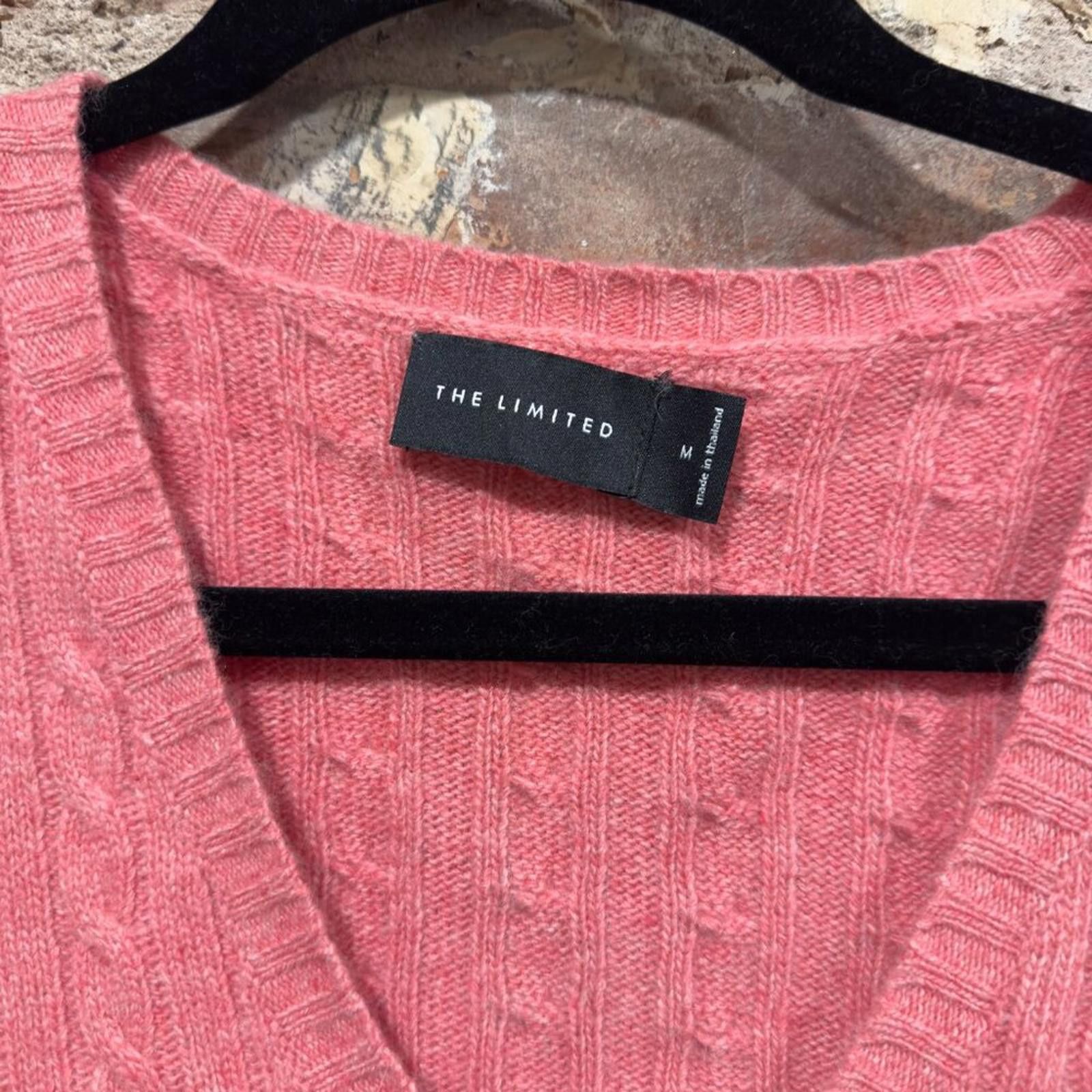 Vintage 2004 THE LIMITED CASHMERE BLEND SWEATERVEST Size M / US 6-8 / IT 42-44 - 5 Thumbnail