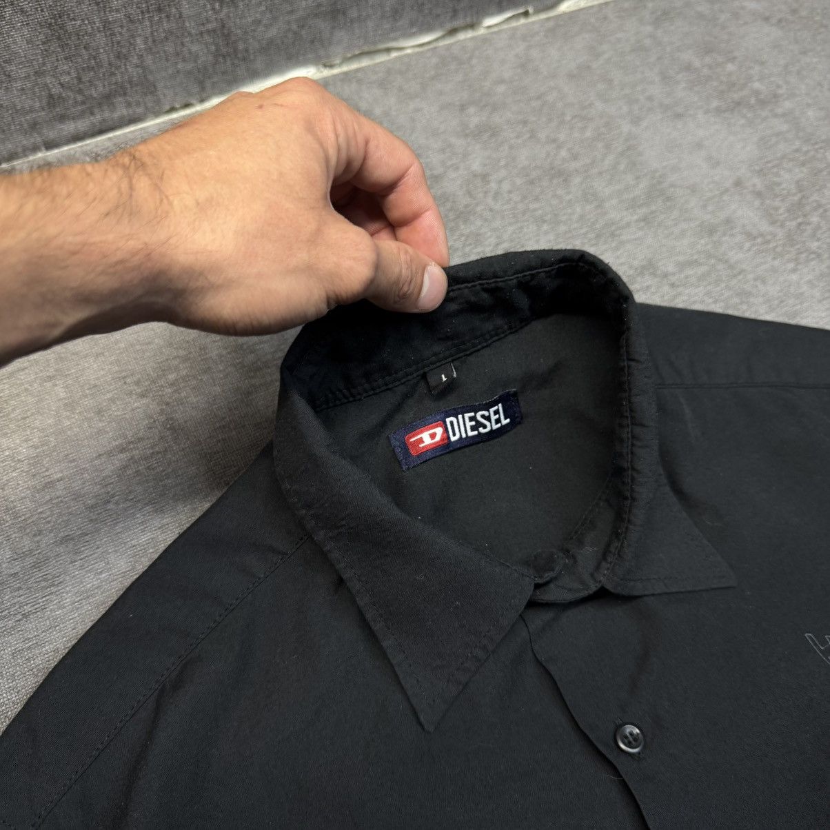 Diesel Diesel shirt short sleeve big logo Y2K Size US L / EU 52-54 / 3 - 3 Thumbnail