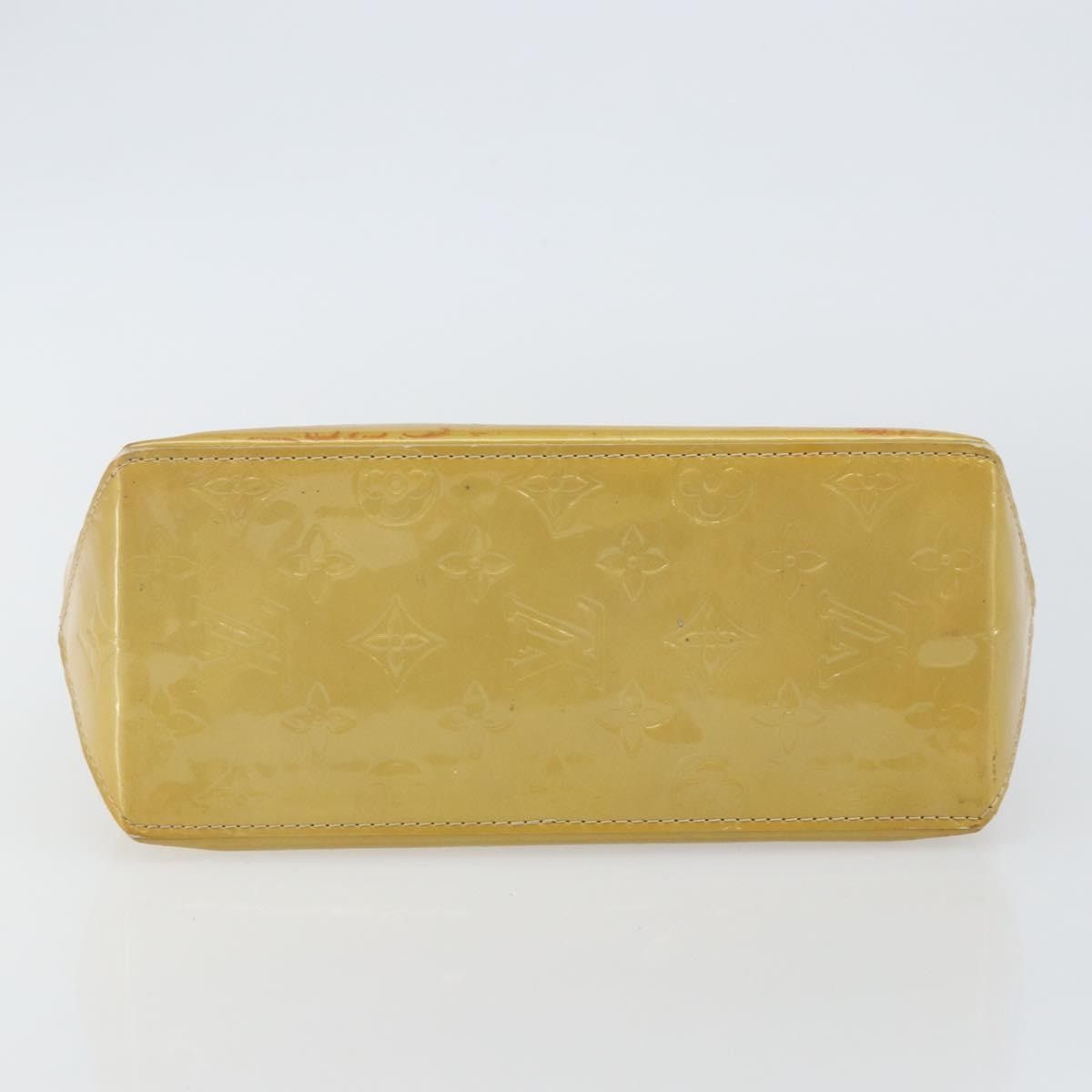 Louis Vuitton LOUIS VUITTON Monogram Vernis Reade PM Hand Bag Beige M91334 Size ONE SIZE - 9 Thumbnail