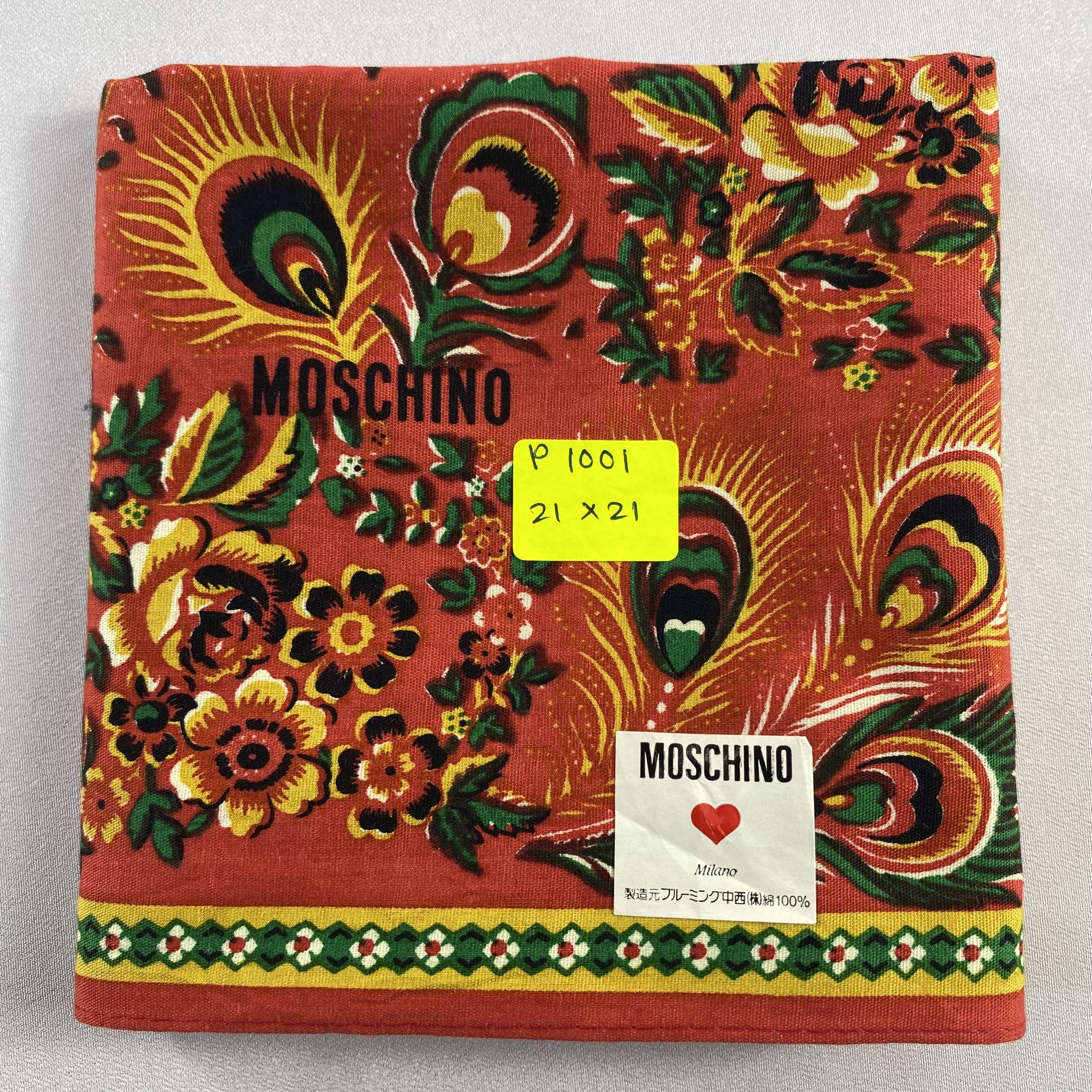 Moschino × Vintage Moschino Bandana/ Handkerchief / Neckerchief-P1001 Size ONE SIZE - 5 Thumbnail