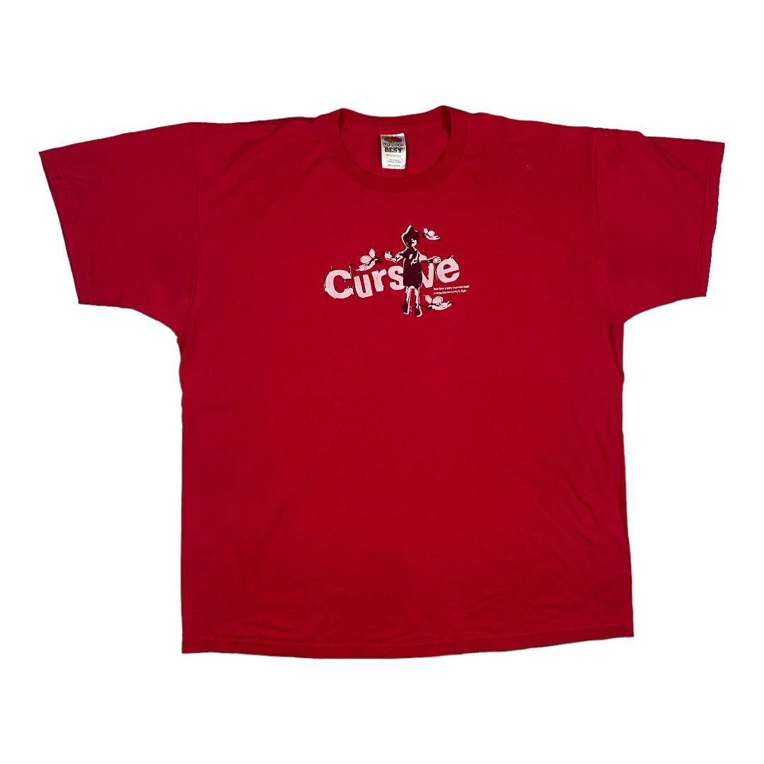 Band Tees Cursive - 00’s Size US XL / EU 56 / 4 - 1 Thumbnail