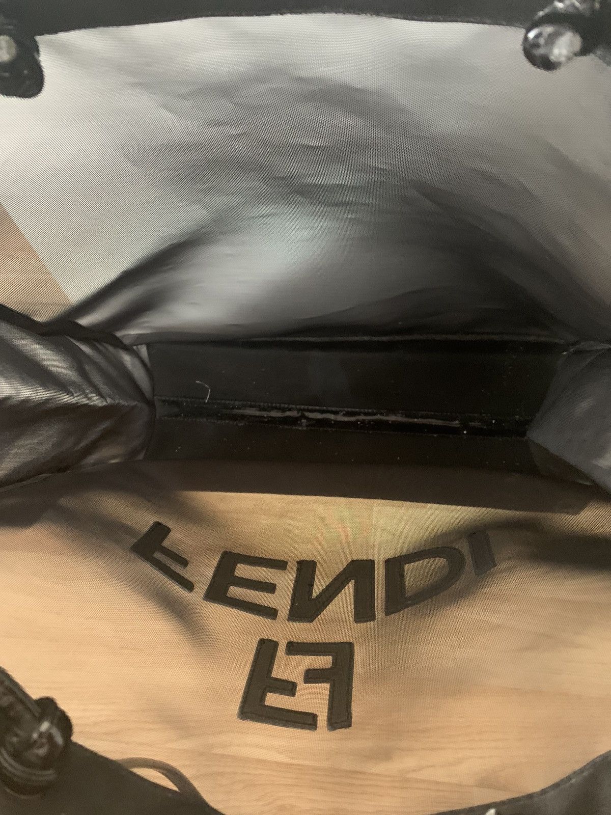 Fendi × Vintage Fendi Tote black mesh shopper bag Size ONE SIZE - 2 Thumbnail