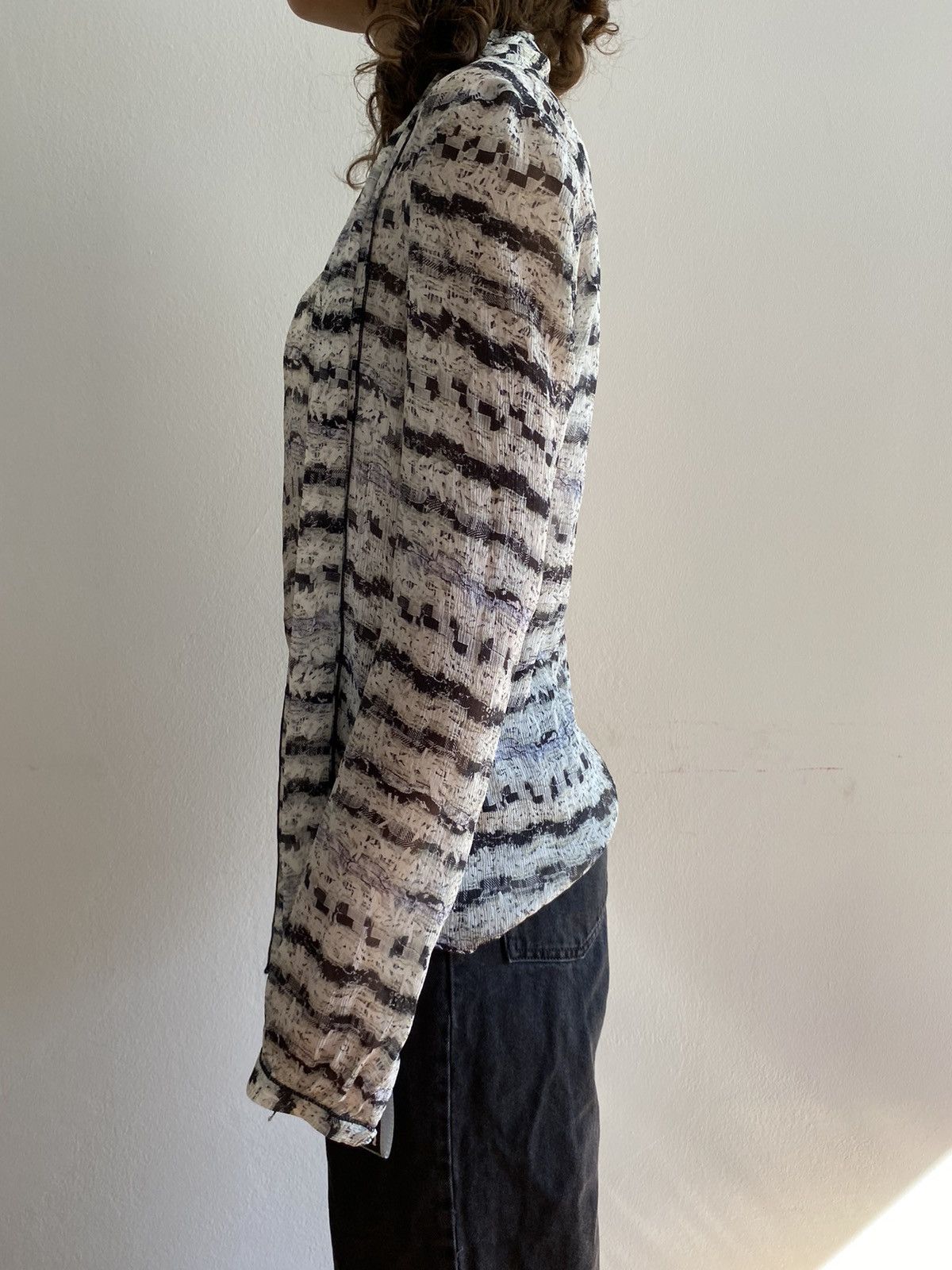 Iceberg ICEBERG Silk Blouse Size M / US 6-8 / IT 42-44 - 11 Thumbnail