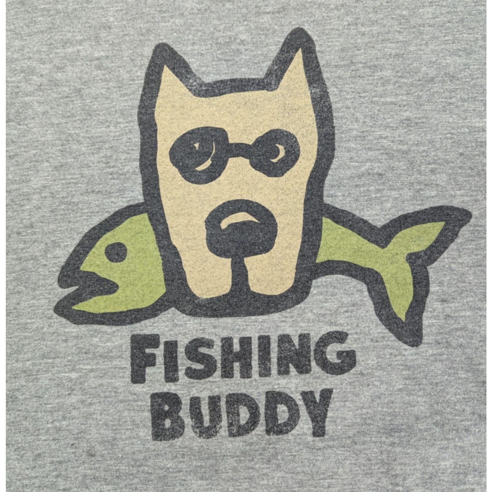 Life is Good Life is Good T Shirt Mens XL Grey Fishing Buddy Crusher Tee Casual Crew Neck Size US XL / EU 56 / 4 - 3 Thumbnail