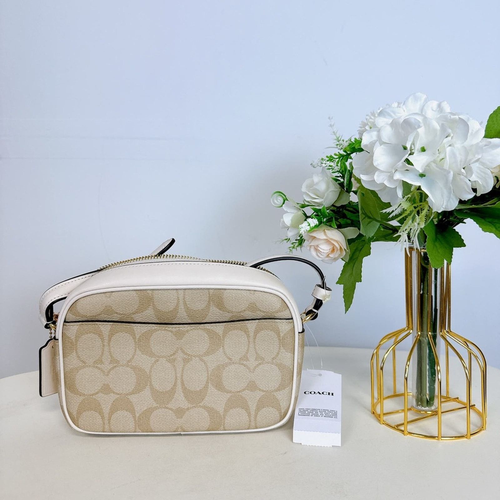 Coach CO939 Mini Jamie Camera Bag In Sig Light Khaki Chalk