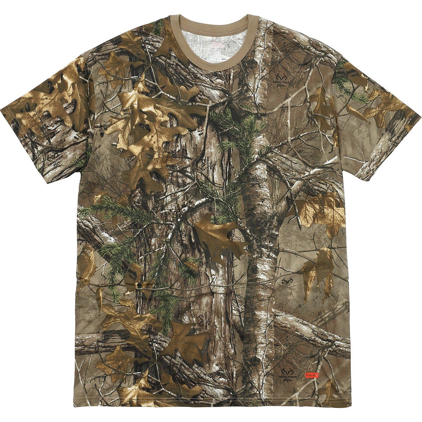 Supreme Hanes Realtree Tagless Tees (2 Pack) Size US S / EU 44-46 / 1 - 4 Thumbnail